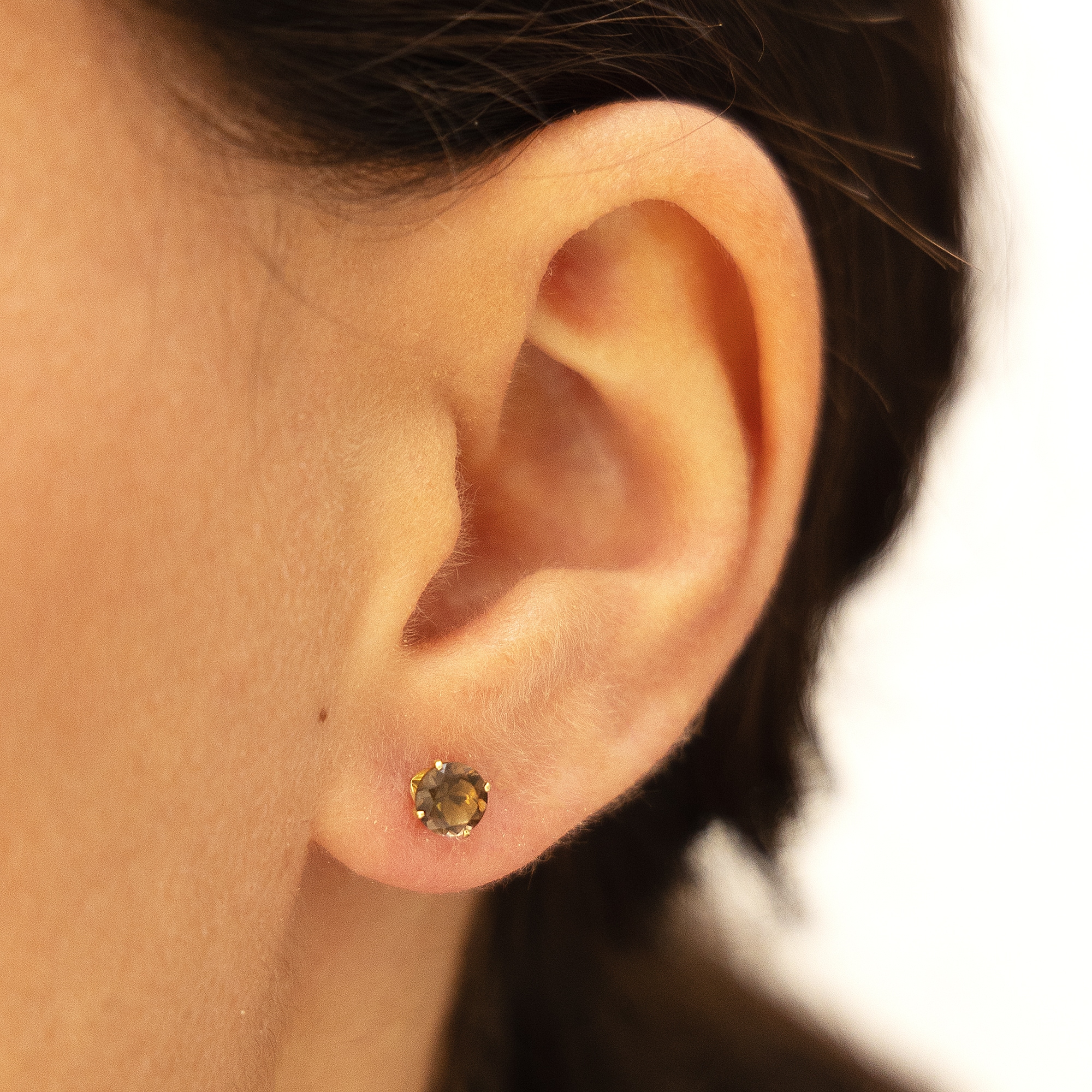 Fascination by Ellen K. Paar Ohrstecker »Gold 585 Rauchquarz 5mm«