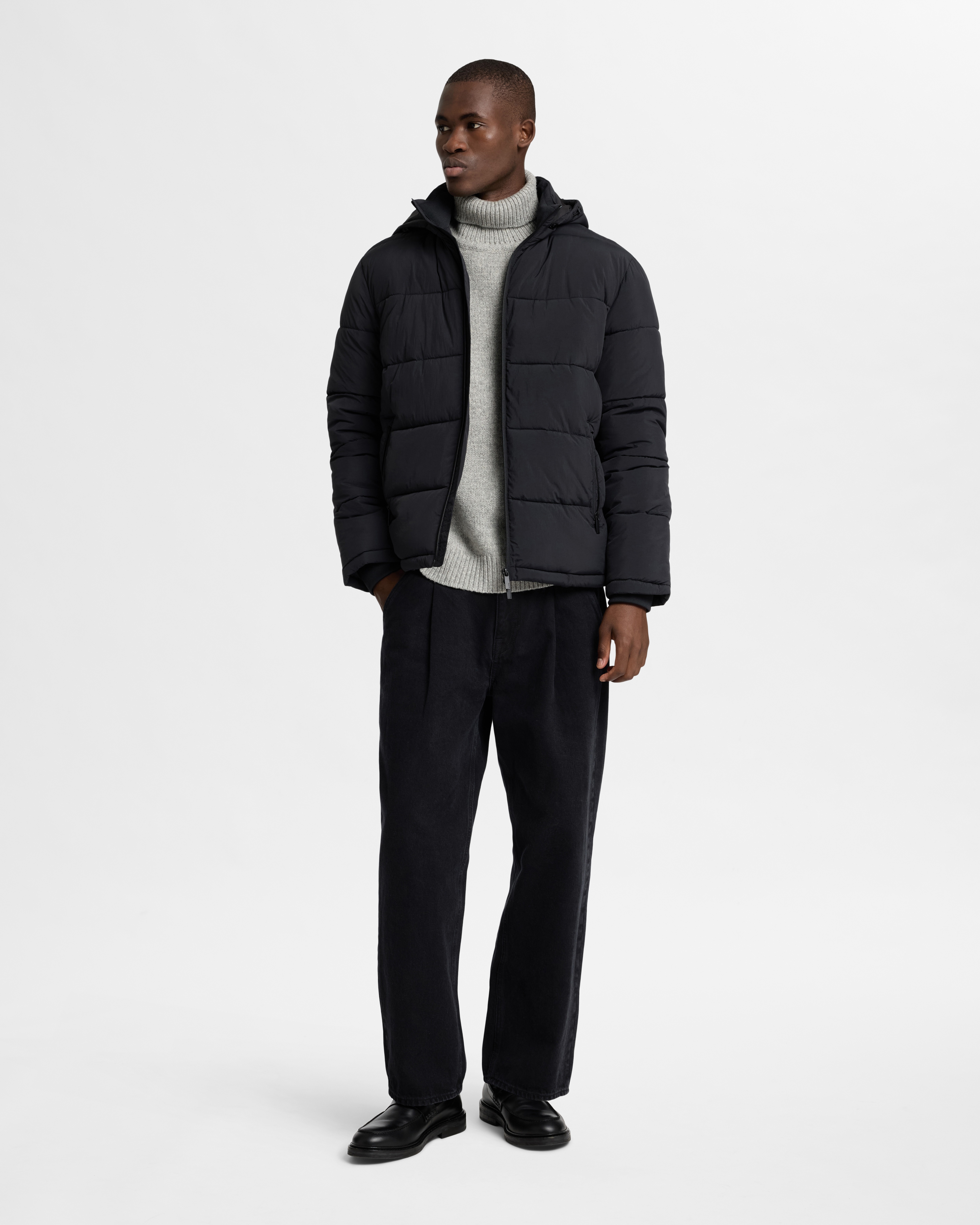Thumbnail - SELECTED HOMME Outdoorjacke "SLHCOOPER PUFFER JKT NOOS", mit Kapuze