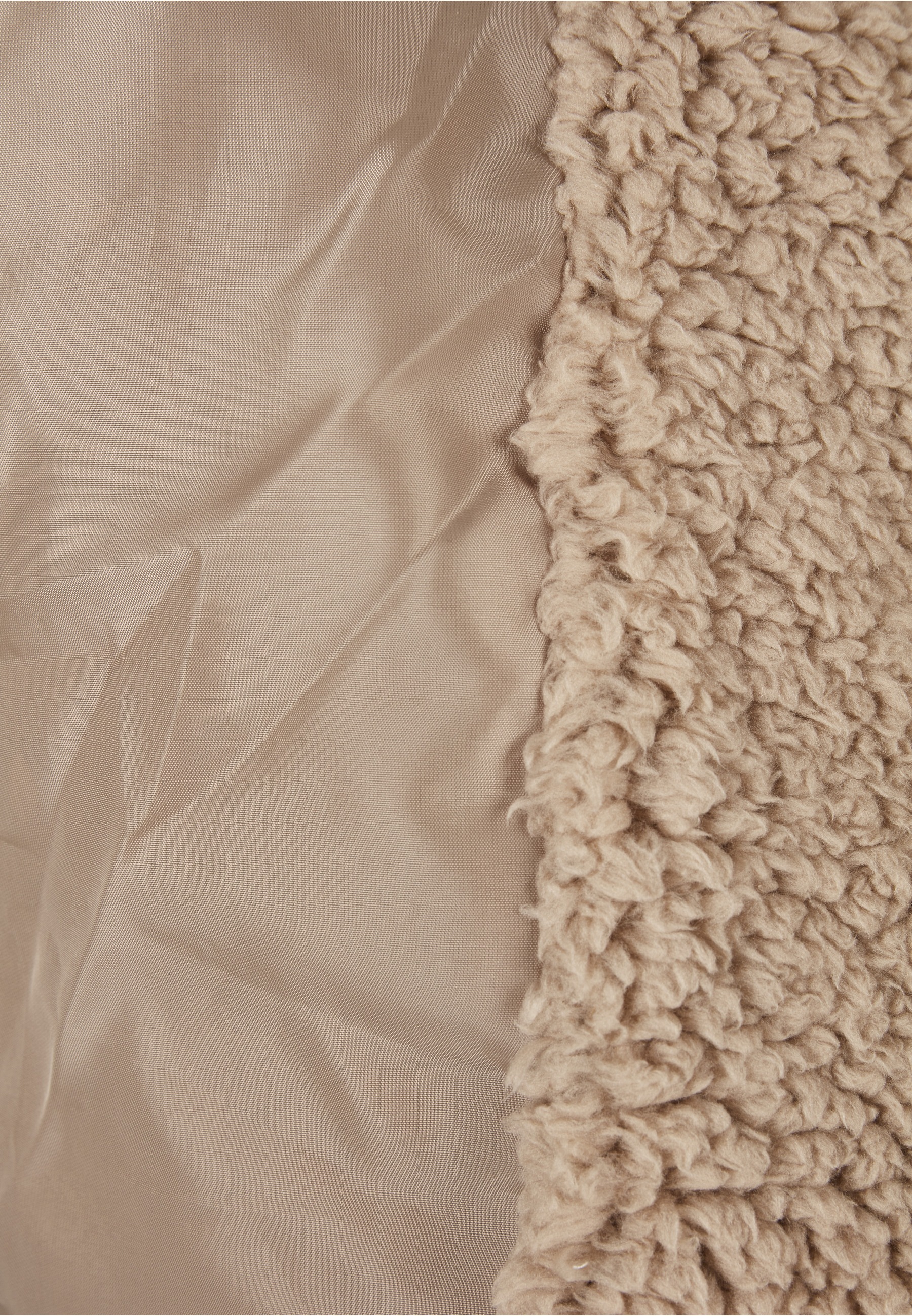 URBAN CLASSICS Langmantel »Urban Classics Damen Ladies Short Oversized Sherpa Jacket«