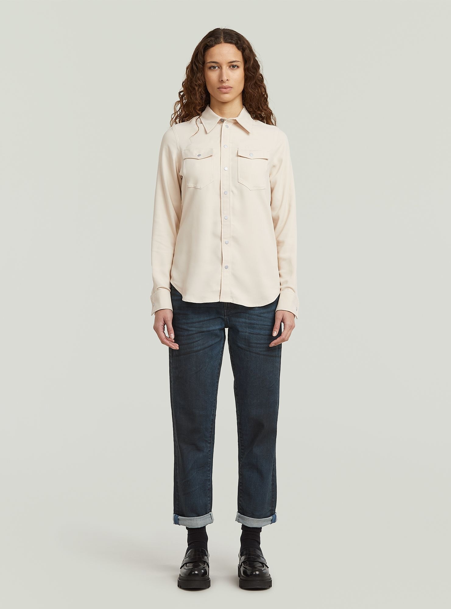 G-STAR Langarmshirt »Slim Western Hemd«