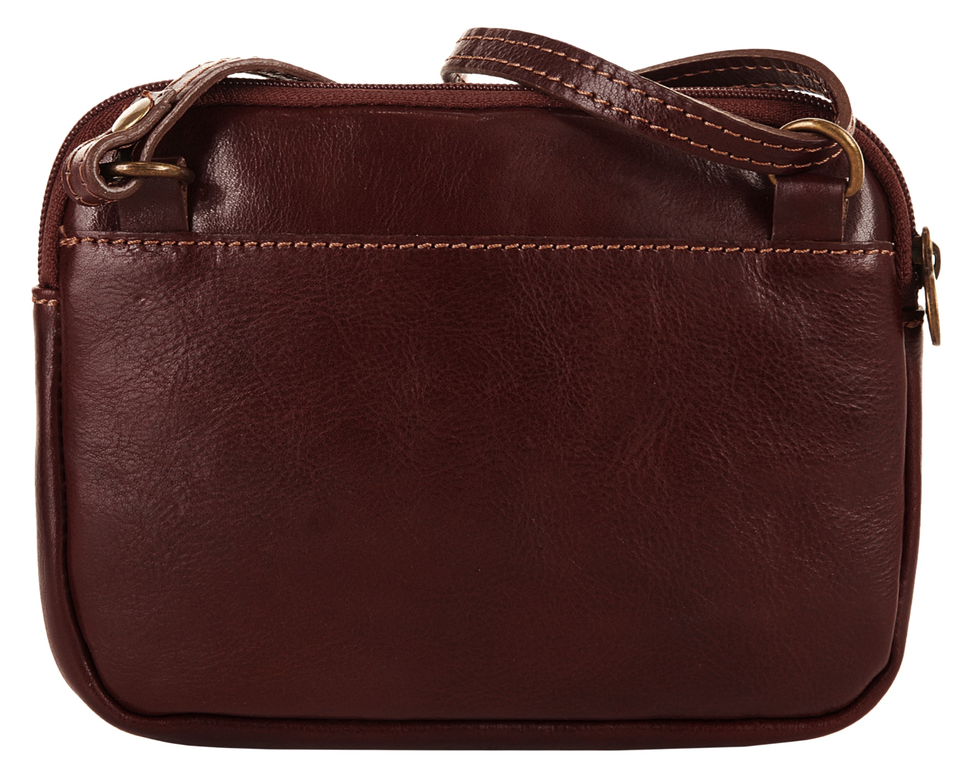 Piké Umhängetasche echt Leder, Made in Italy