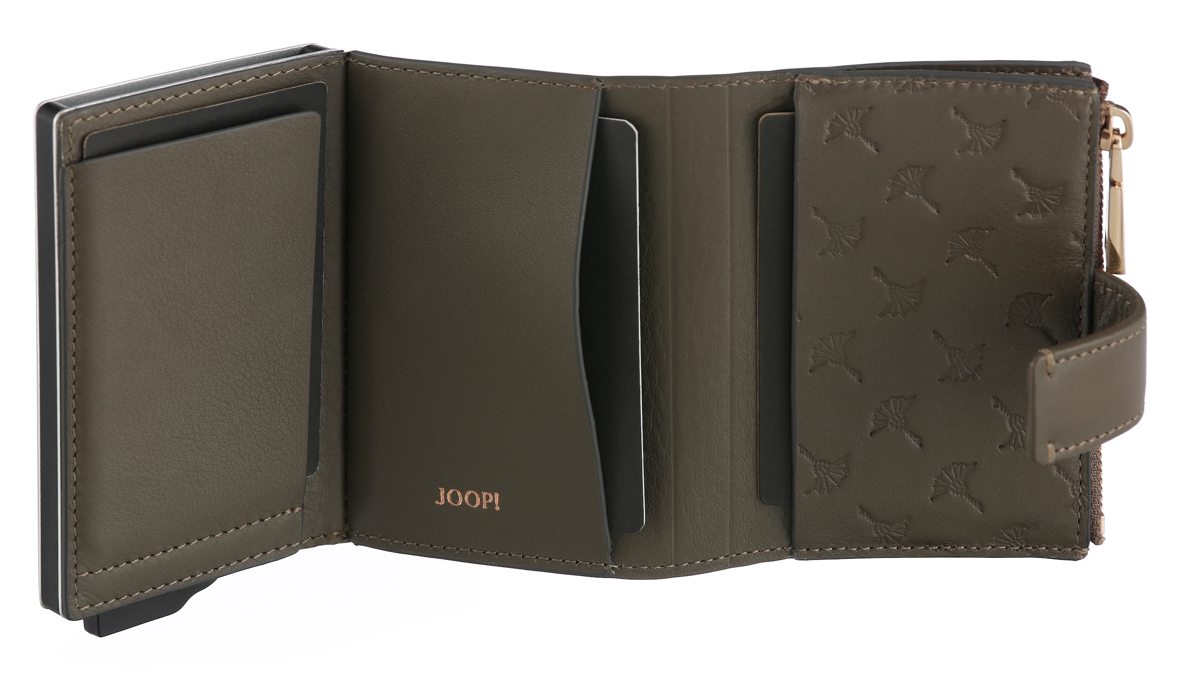 JOOP! Kartenetui »sofisticato 1.0 c-four e-cage sv8« Geldbörse Portemonnaie Damenbörse Ledergeldbörse