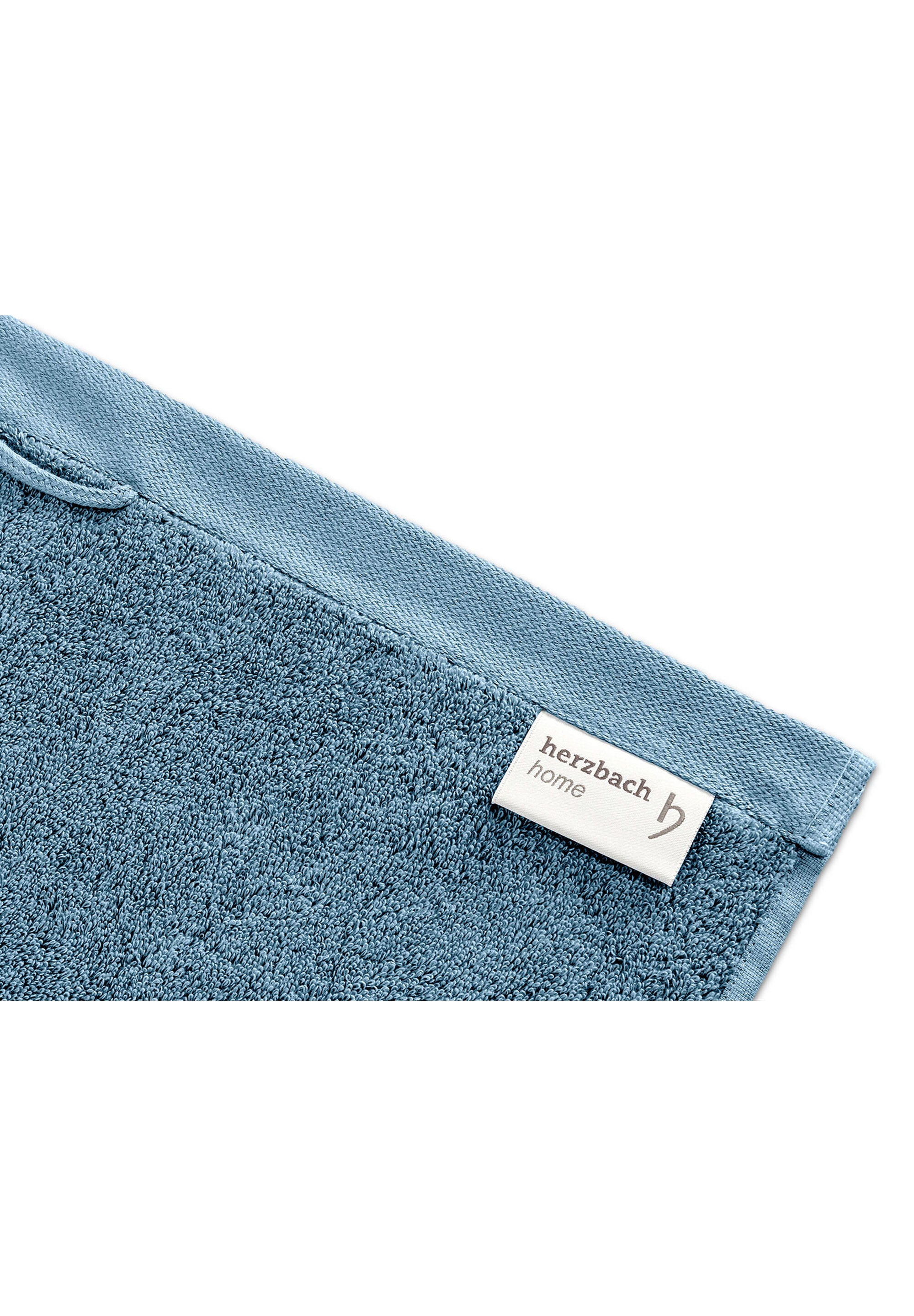 herzbach home Gaestehandtuecher »Pura« 550g/m², Premium-Qualität, 100% Baumwolle, einfarbig