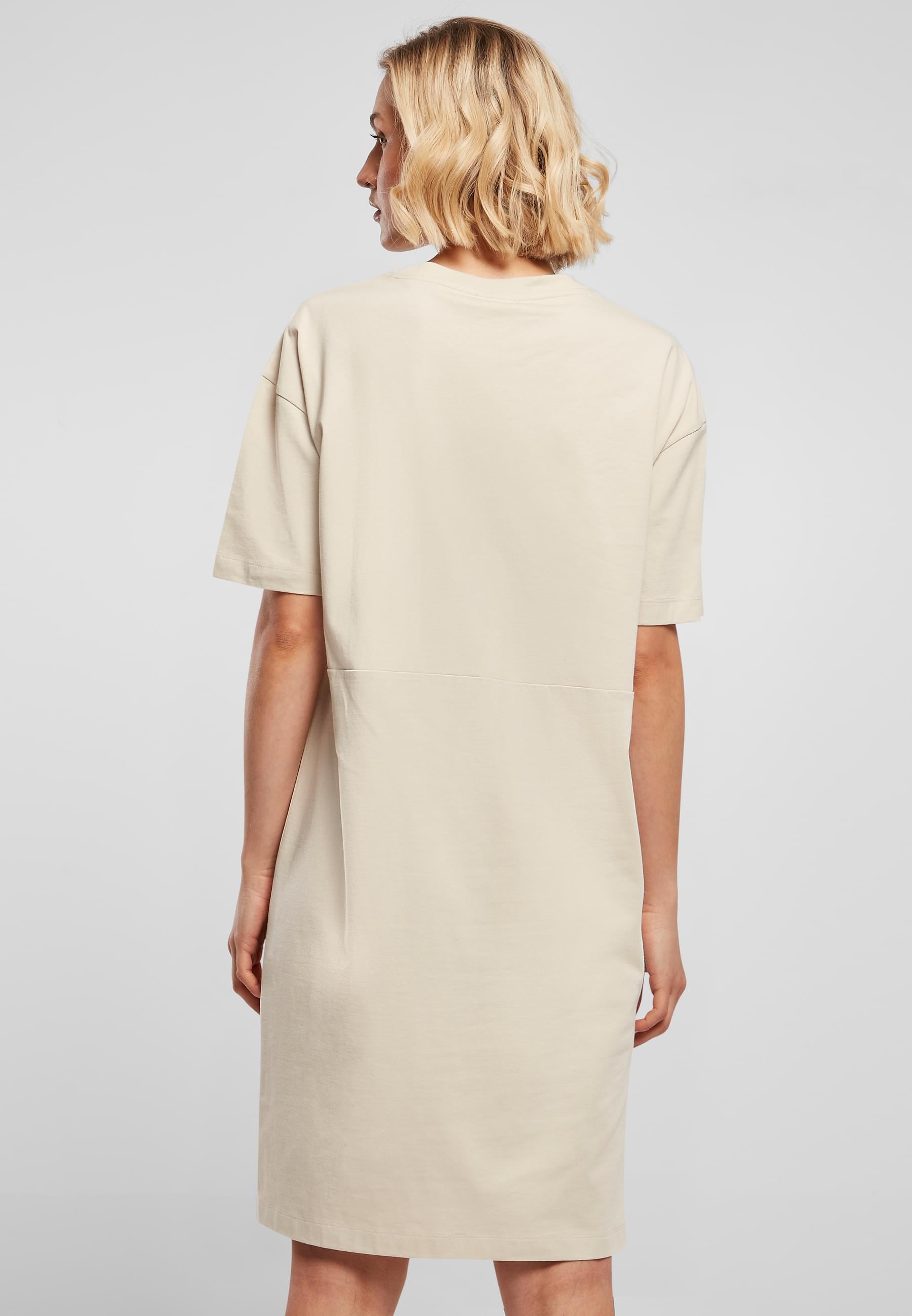 URBAN CLASSICS Shirtkleid »Urban Classics Damen Ladies Organic Oversized Slit Tee Dress«, (1 tlg.)