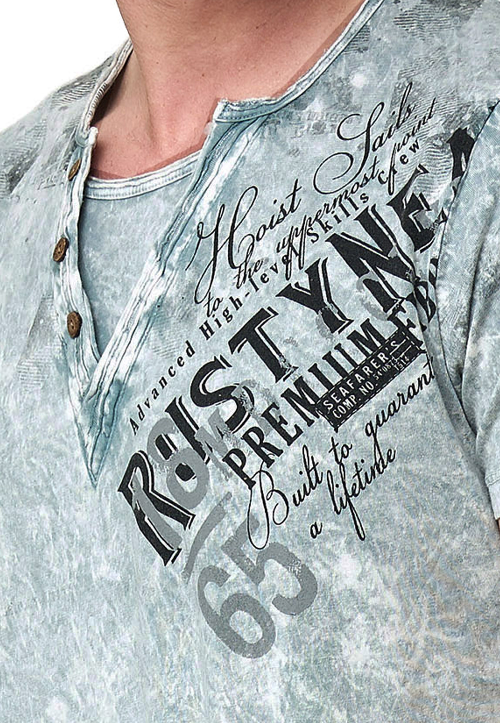 Rusty Neal T-Shirt, im coolen Used-Look-Design