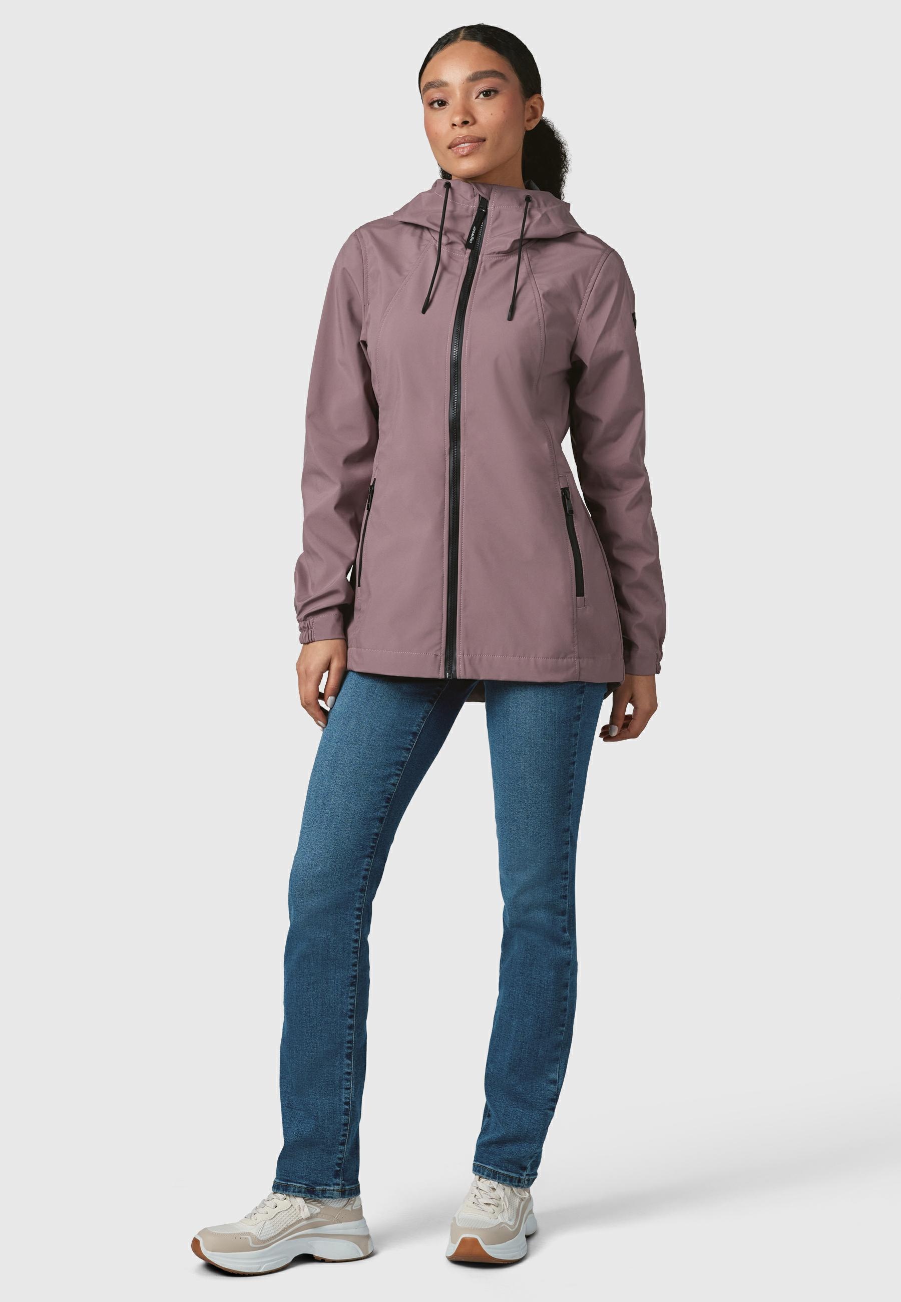 Ragwear Kurzmantel »Zuzka Sport«, Wasserdichter kurzer Übergangsmantel für Damen