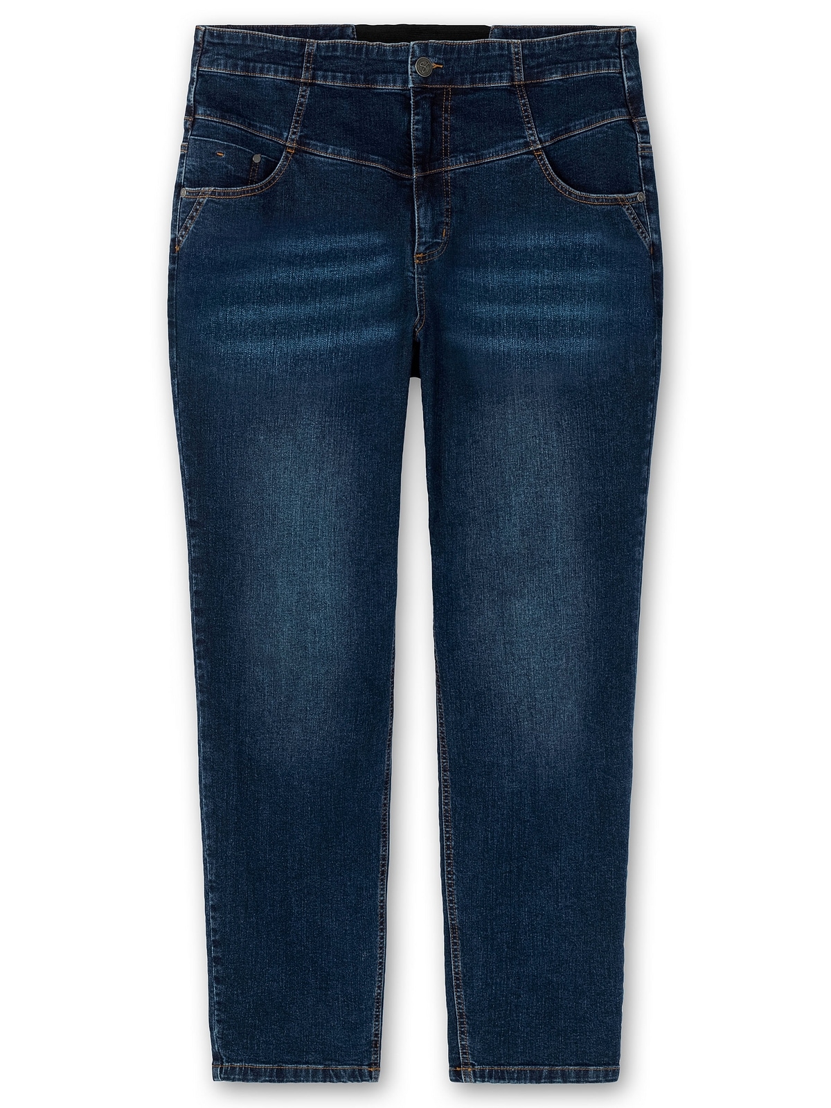 Sheego Stretch-Jeans »Große Größen«, mit breitem High-Waist-Bund