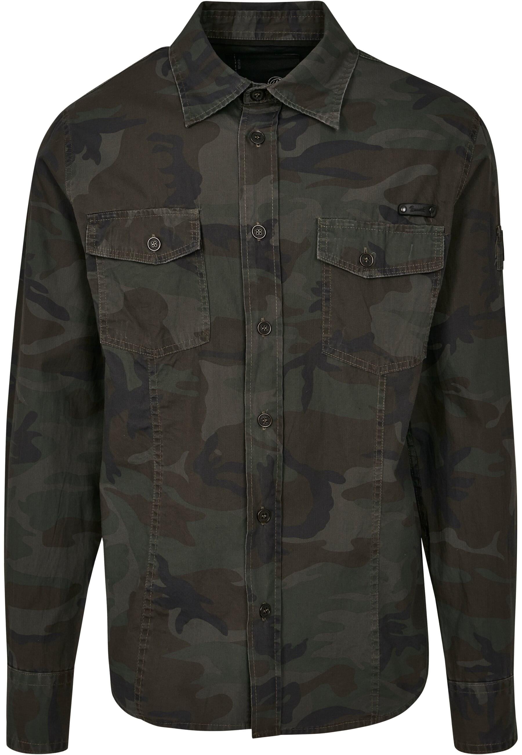 Brandit Langarmhemd "Brandit Herren Slim Worker Shirt" 1 Stk. tlg. günstig online kaufen