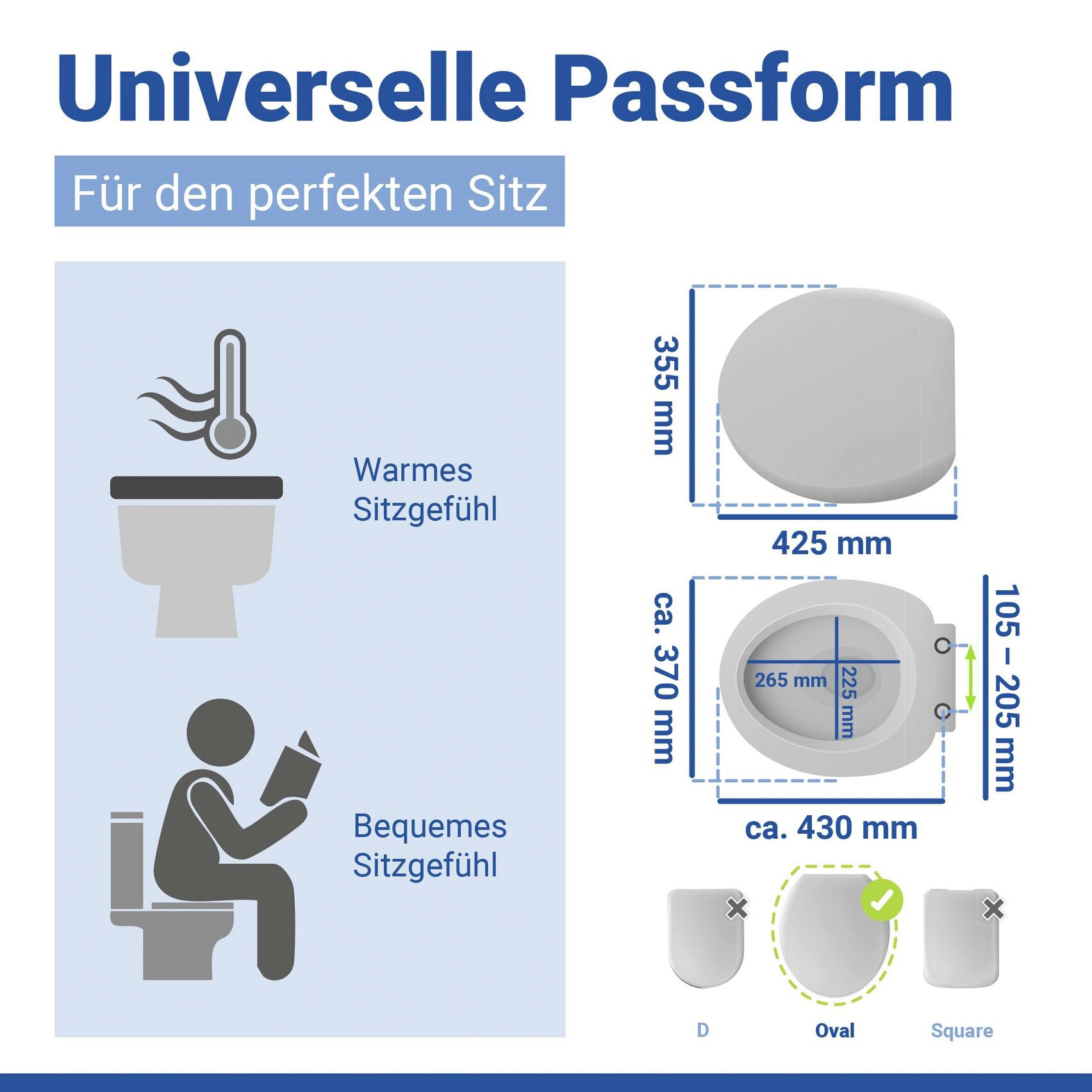 WENKO WC-Sitz »Wenge« Mit Absenkautomatik