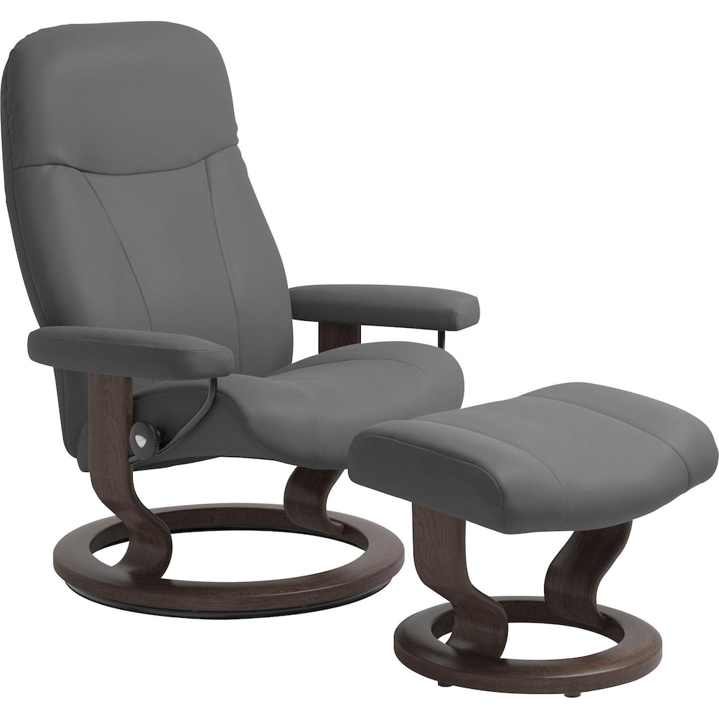 Stressless® Relaxsessel »Garda«, (Set, Relaxsessel mit Hocker)