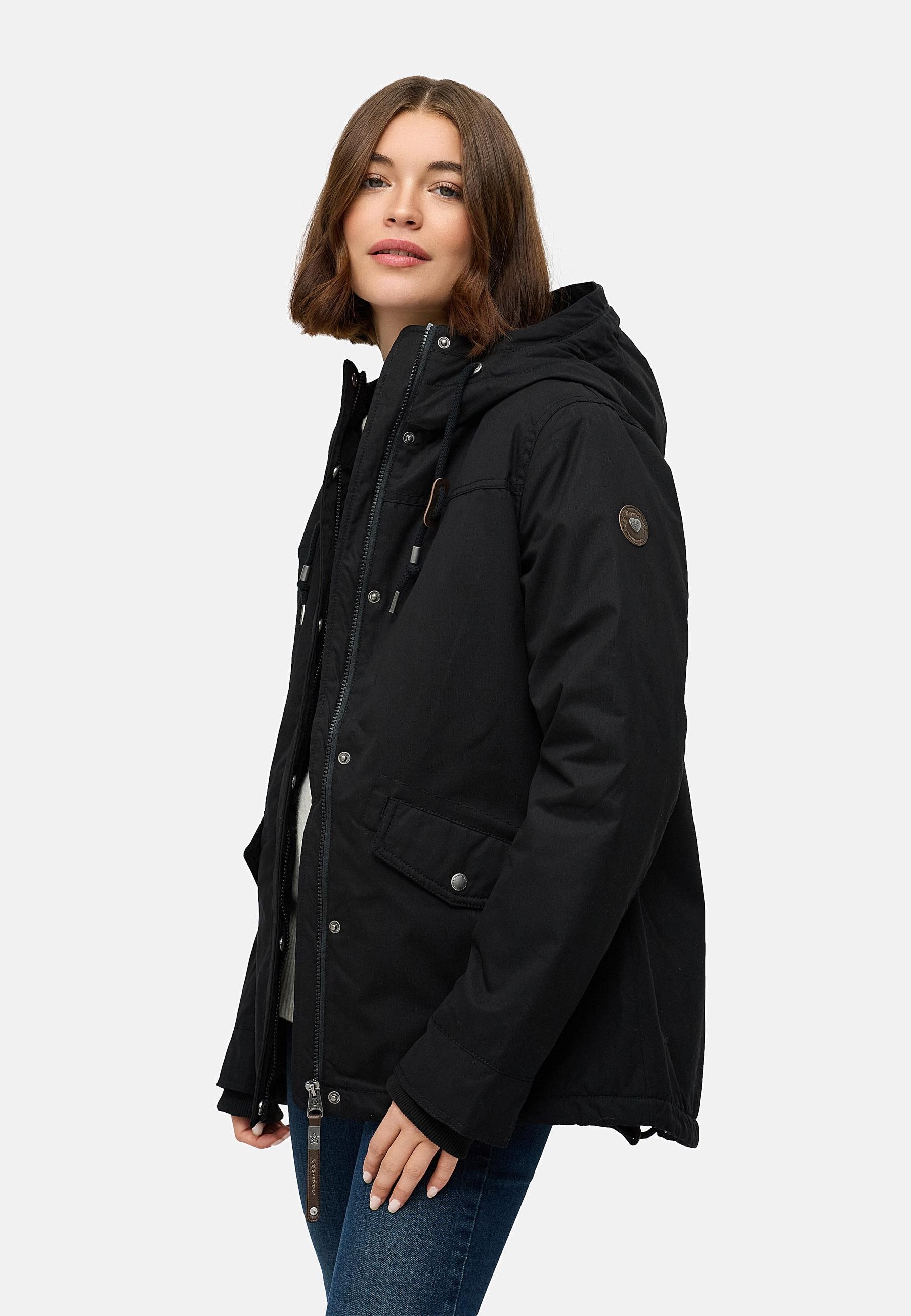 Ragwear Winterjacke »Parkker Warm YOUMODO«, mit Kapuze, Winter Parka mit kuscheligem Teddy-Innenfutter
