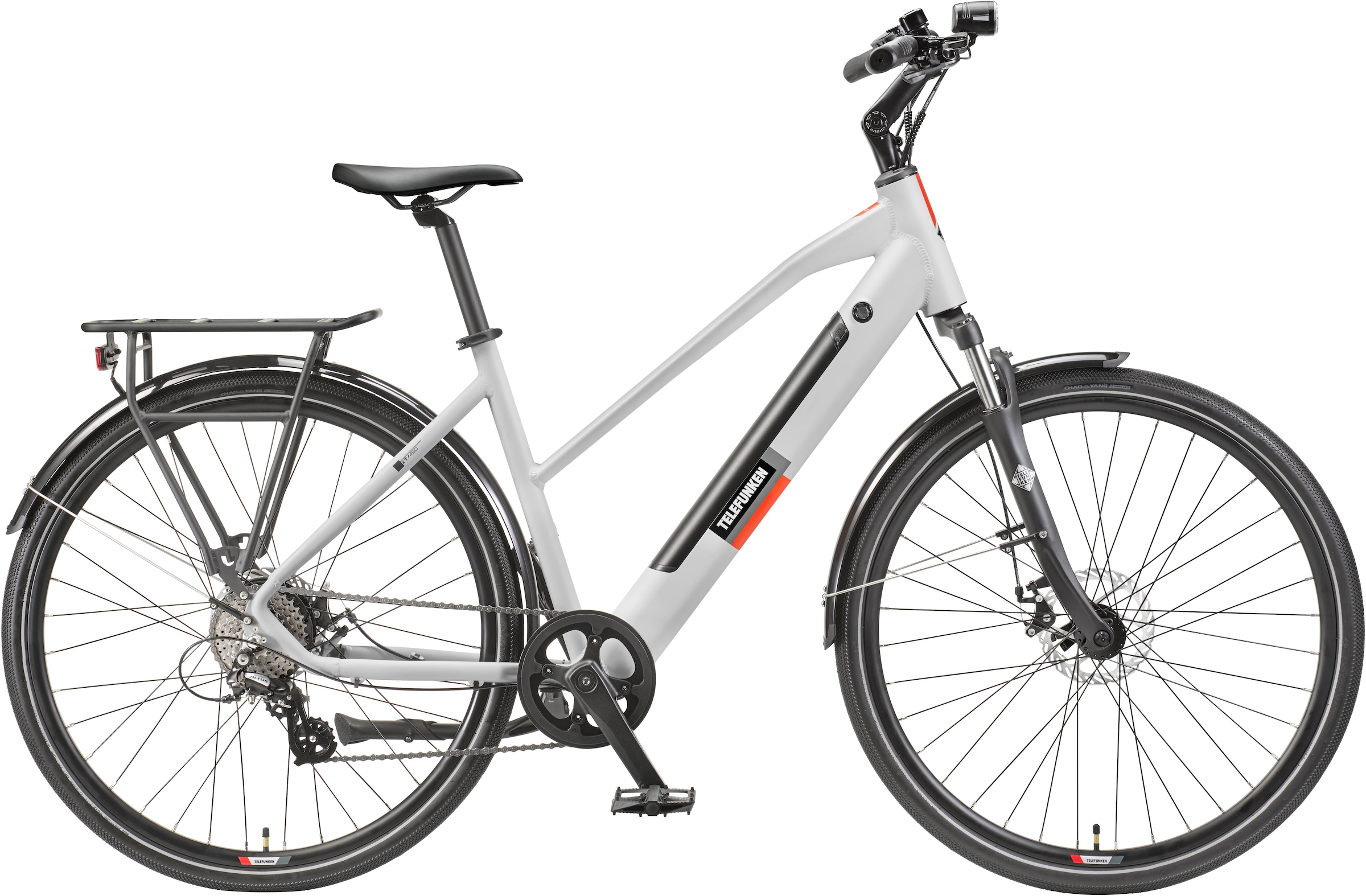 TELEFUNKEN E-Bike "E-Trekking Expedition XT490 Damen", 48cm, 28 Zoll (71,12cm), schwarz, Elektrofahrräder, Pedelec, Elektrofahrrad, Damen, innerhalb
