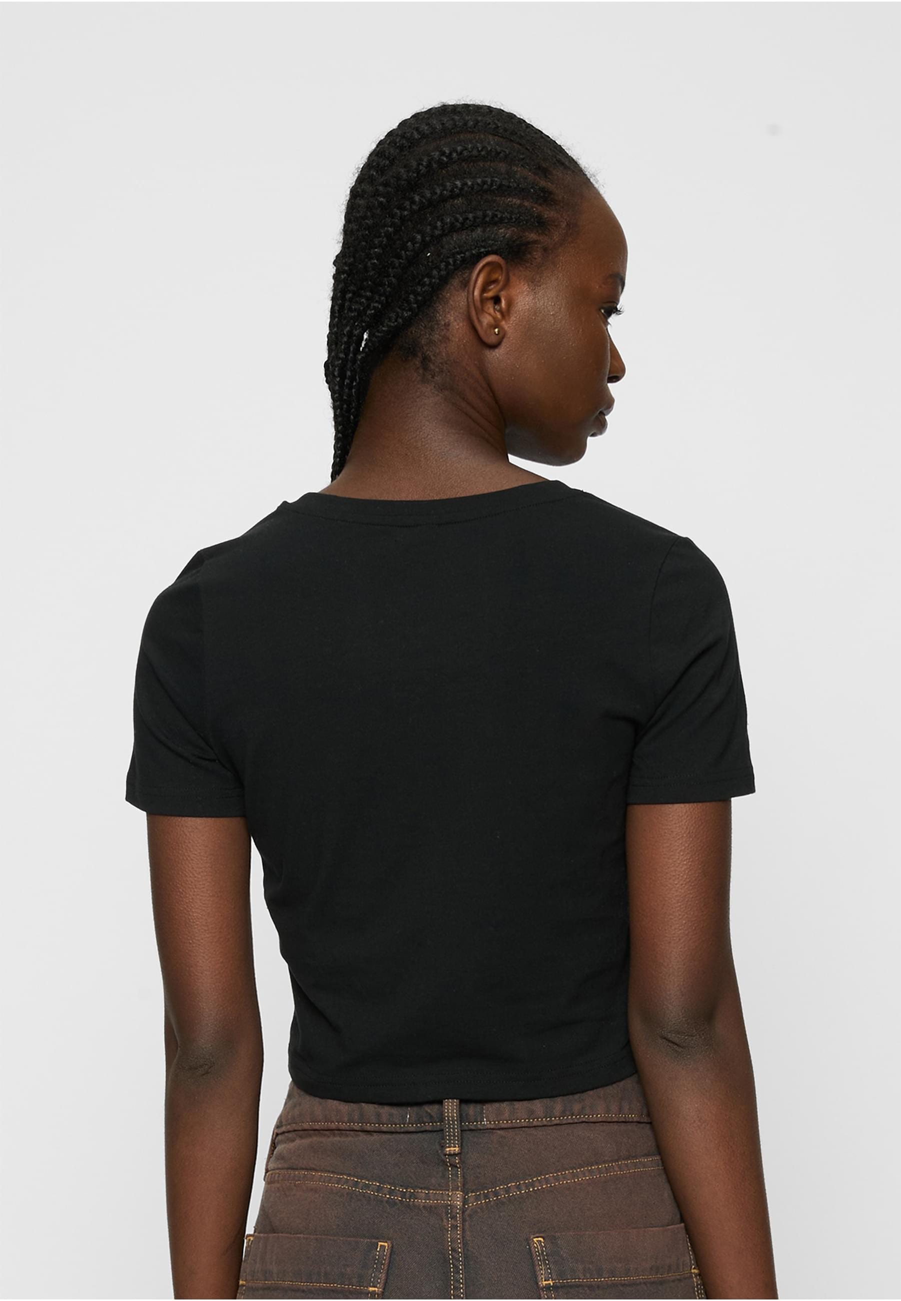 Miss Tee Kurzarmshirt »Miss Tee Damen Baby Girl Cropped Tee«, (1 tlg.)