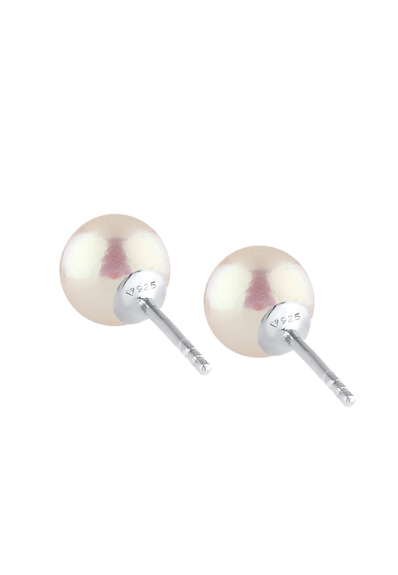 Nenalina Paar Ohrstecker »Basic Stecker Süßwasserperle 925 Silber« GE9262