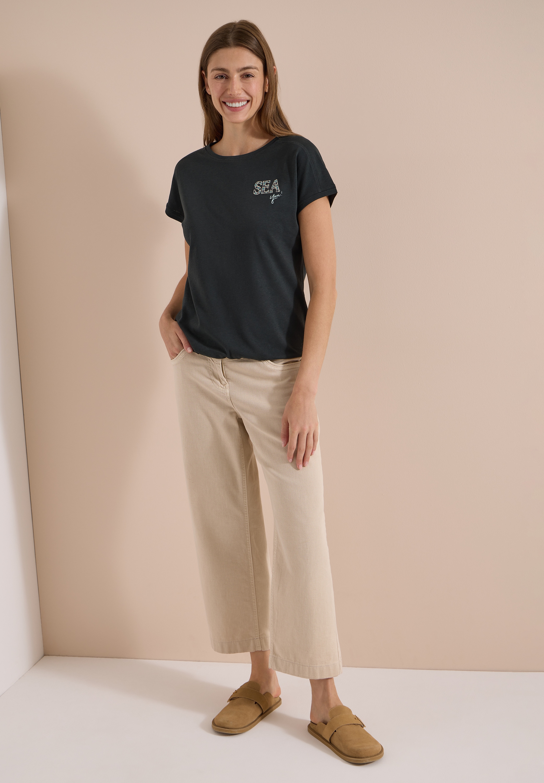 Cecil T-Shirt mit Rundhalsausschnitt