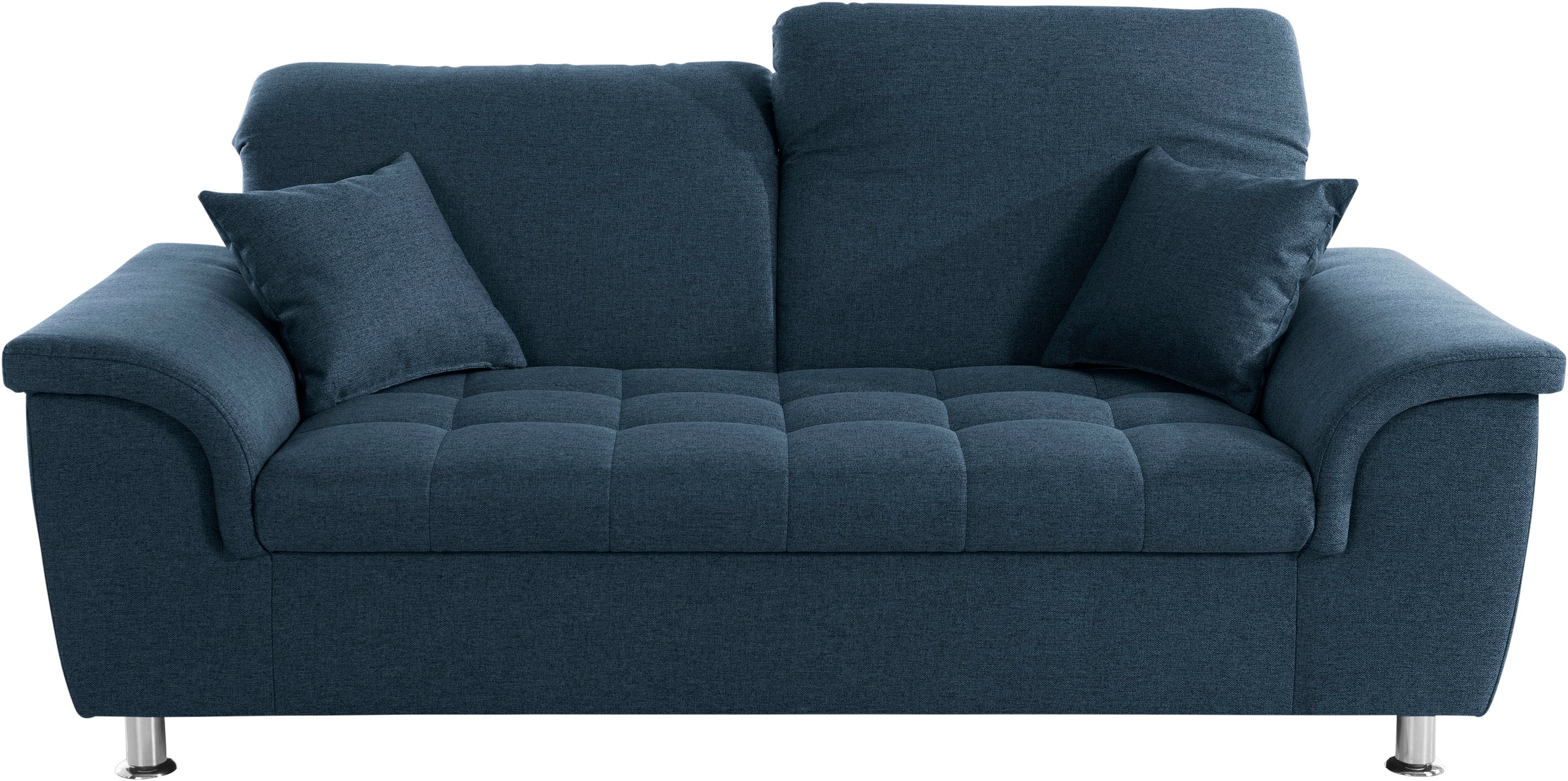 DOMO collection 2-Sitzer »Franzi«, wahlweise mit Kopfteilverstellung, inklusive Zierkissen