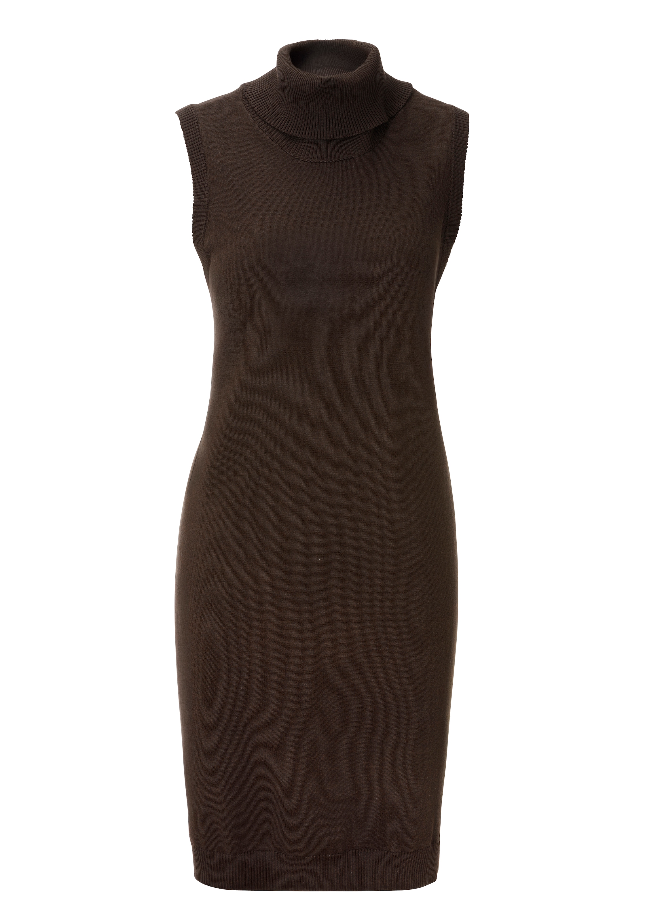 Aniston CASUAL Strickkleid - der Rollkragen hat einen Schlitz im Rücken - NEUE KOLLEKTION