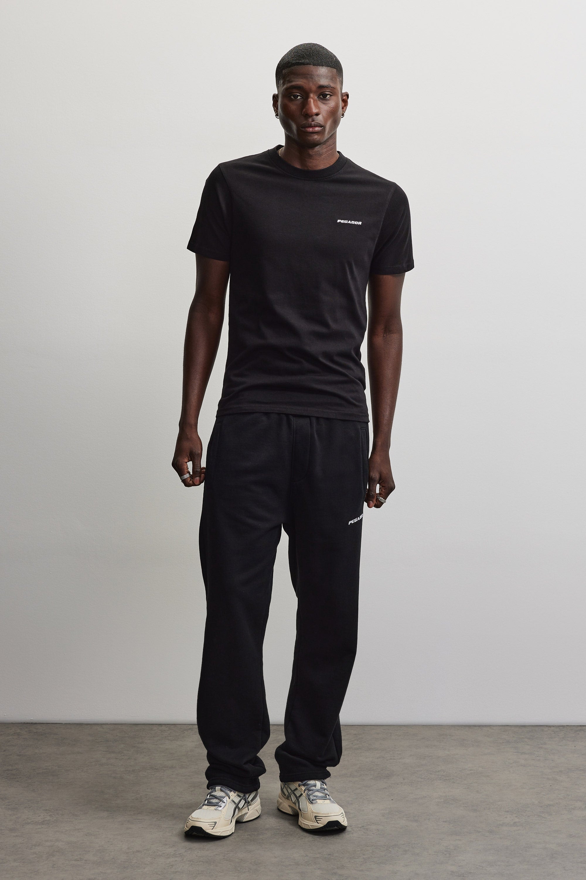 PEGADOR Sweathose »Logo Wide Sweat Pants«  Baumwollmischung, weit