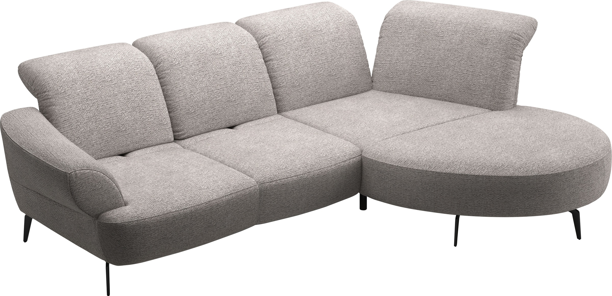 sit&more Ecksofa »Dance«, inkl.System Click&Seat und Sitztiefenverstellung