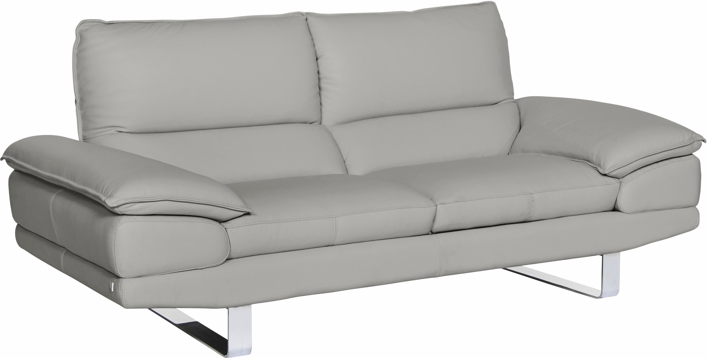 CALIA ITALIA 2,5-Sitzer »Dave, Sitzkomfort der Extraklasse, extra bequeme Armlehnen« mit Kufenfuß, in zwei Lederqualitäten