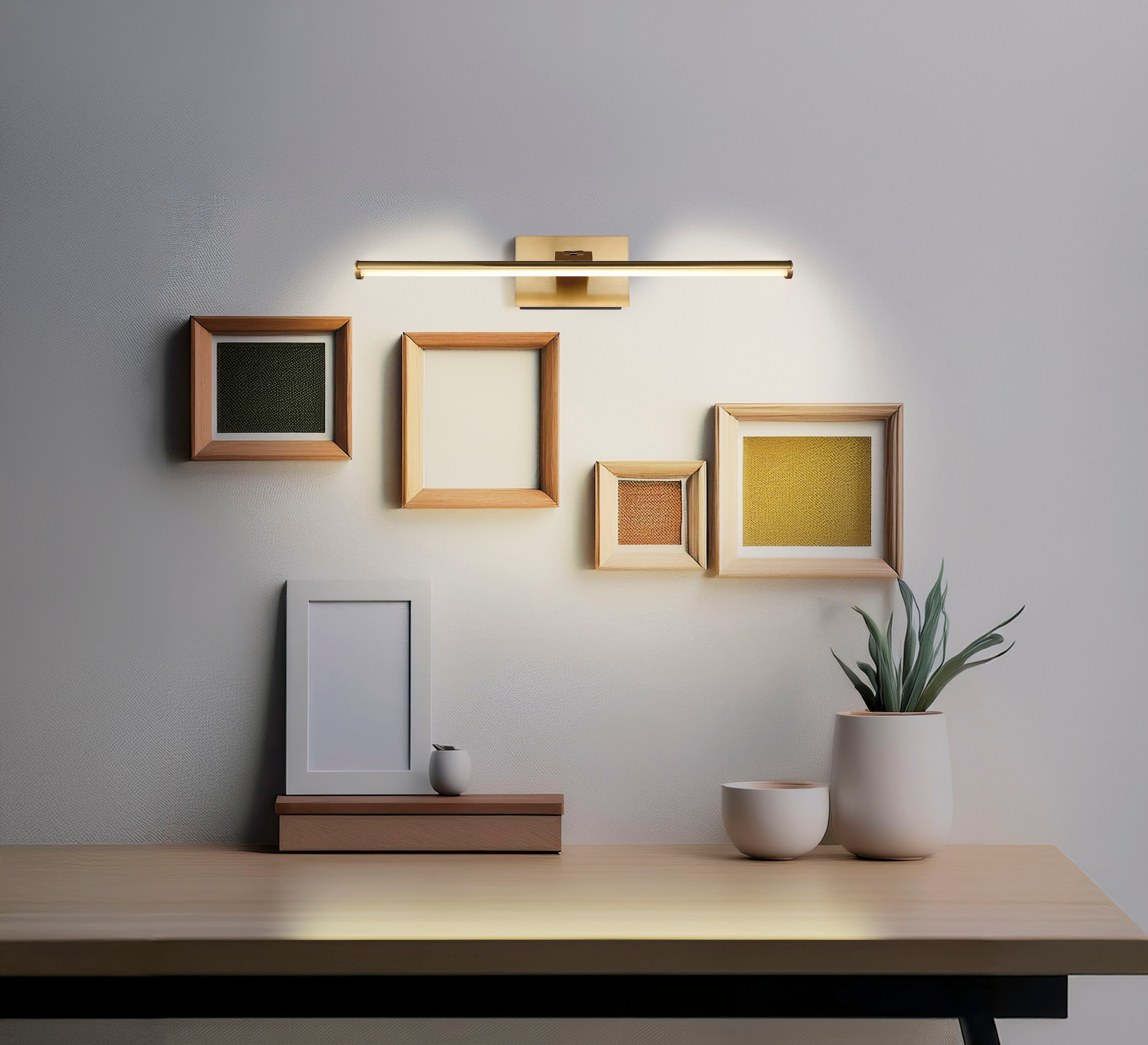 GLOBO LIGHTING Wandleuchte »JAIME I« LED-Modul 1 Stk. Warmweiß Wandlampe Wand Wohnzimmer Flur Wandbeleuchtung