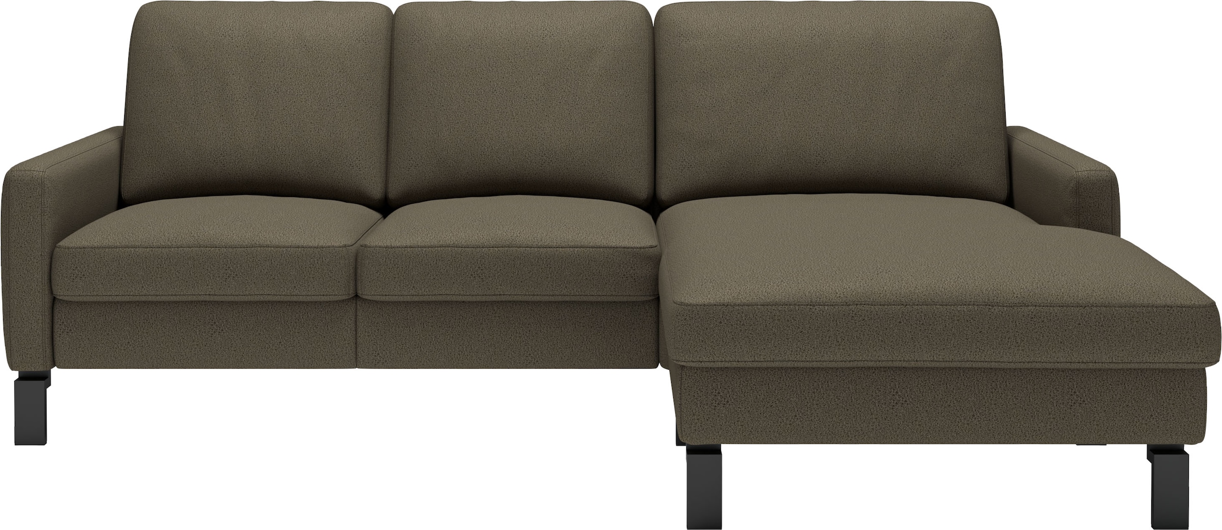 Ecksofa HOME AFFAIRE "Lecce, L-Form, Federkernpolsterung, Breite 224 cm", light, braun, B:224cm H:86cm T:164cm, 100% Polyester, Sofas, Ecksofa, inkl. saugroboterfreundliche Höhe & schmale Armlehnen
