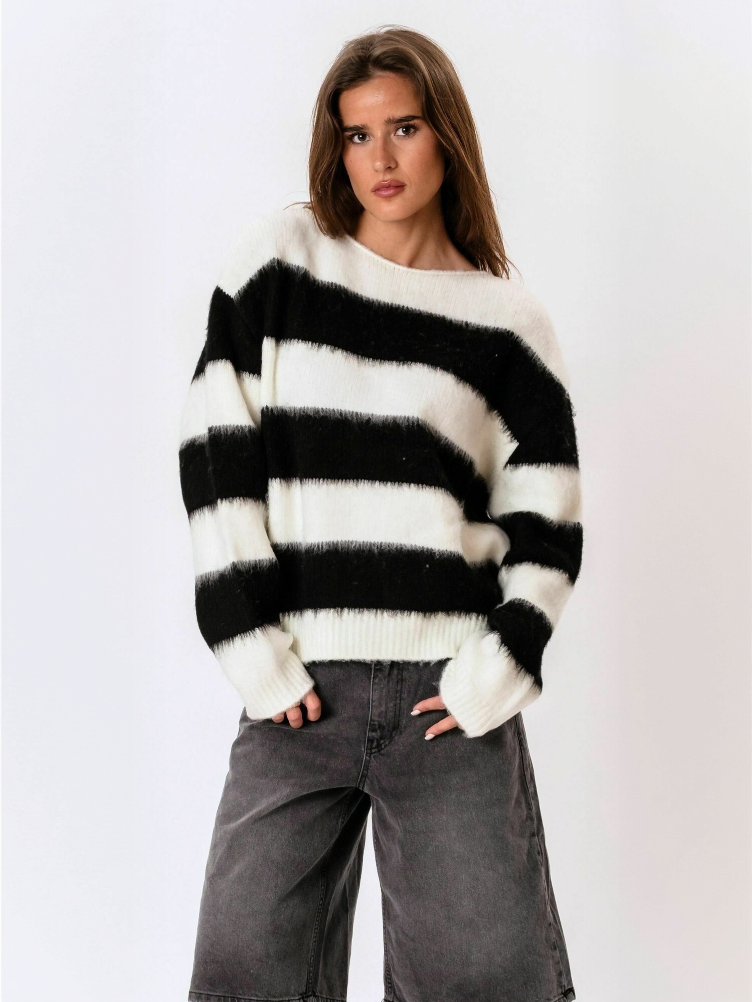 ITS MAY "ITS MAY Sweater Striped"