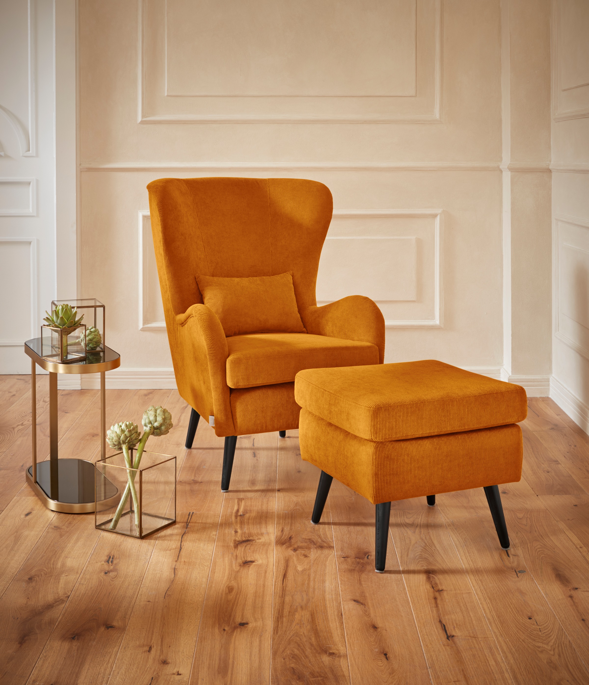 Home affaire Sessel "Sallito, TV-Sessel, Ohrensessel mit" Hocker, in vielen günstig online kaufen