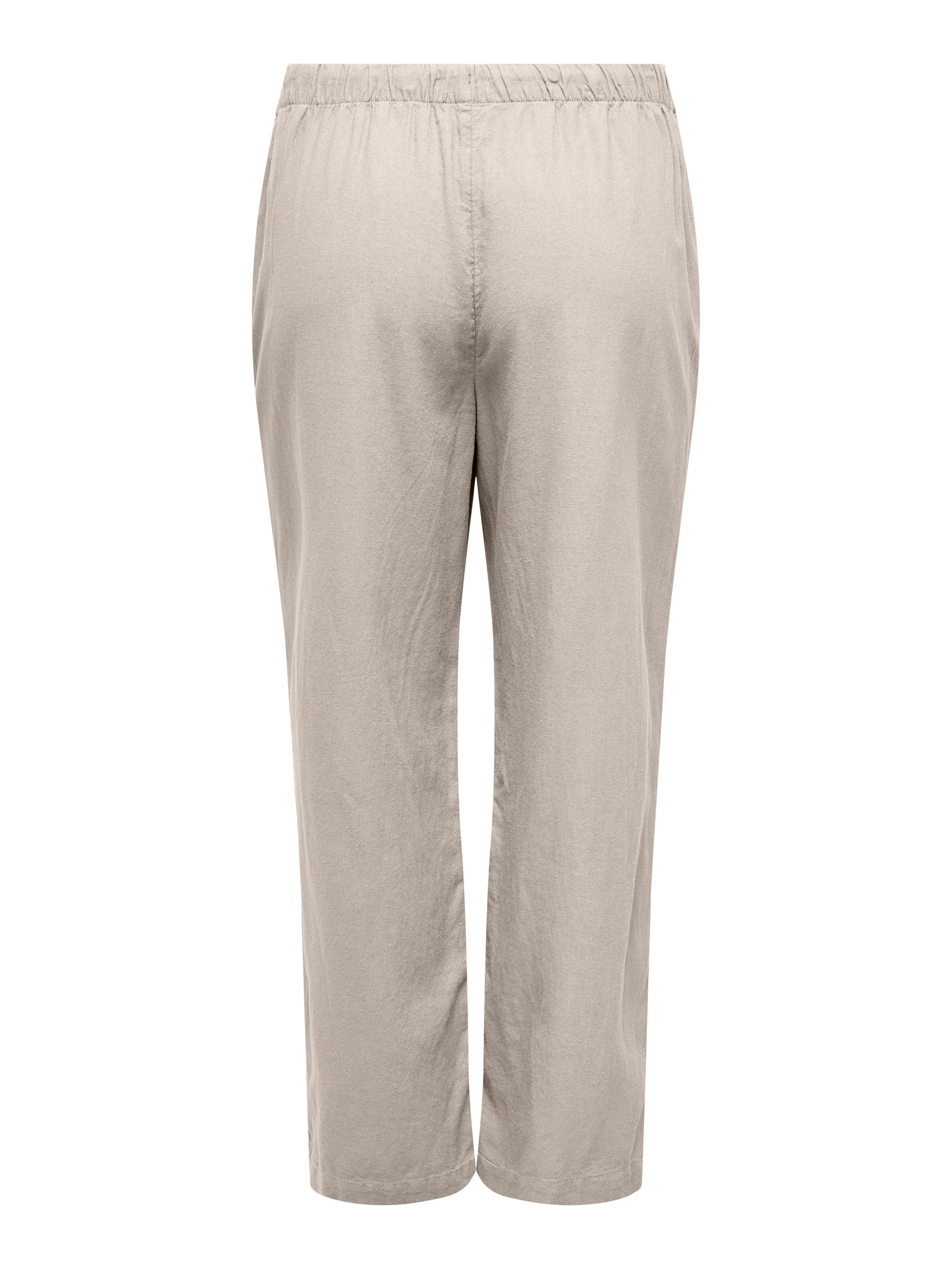 ONLY CARMAKOMA Leinenhose CARCARO MW LINEN BL PULL-UP PANT TLR Sommerhose günstig online kaufen