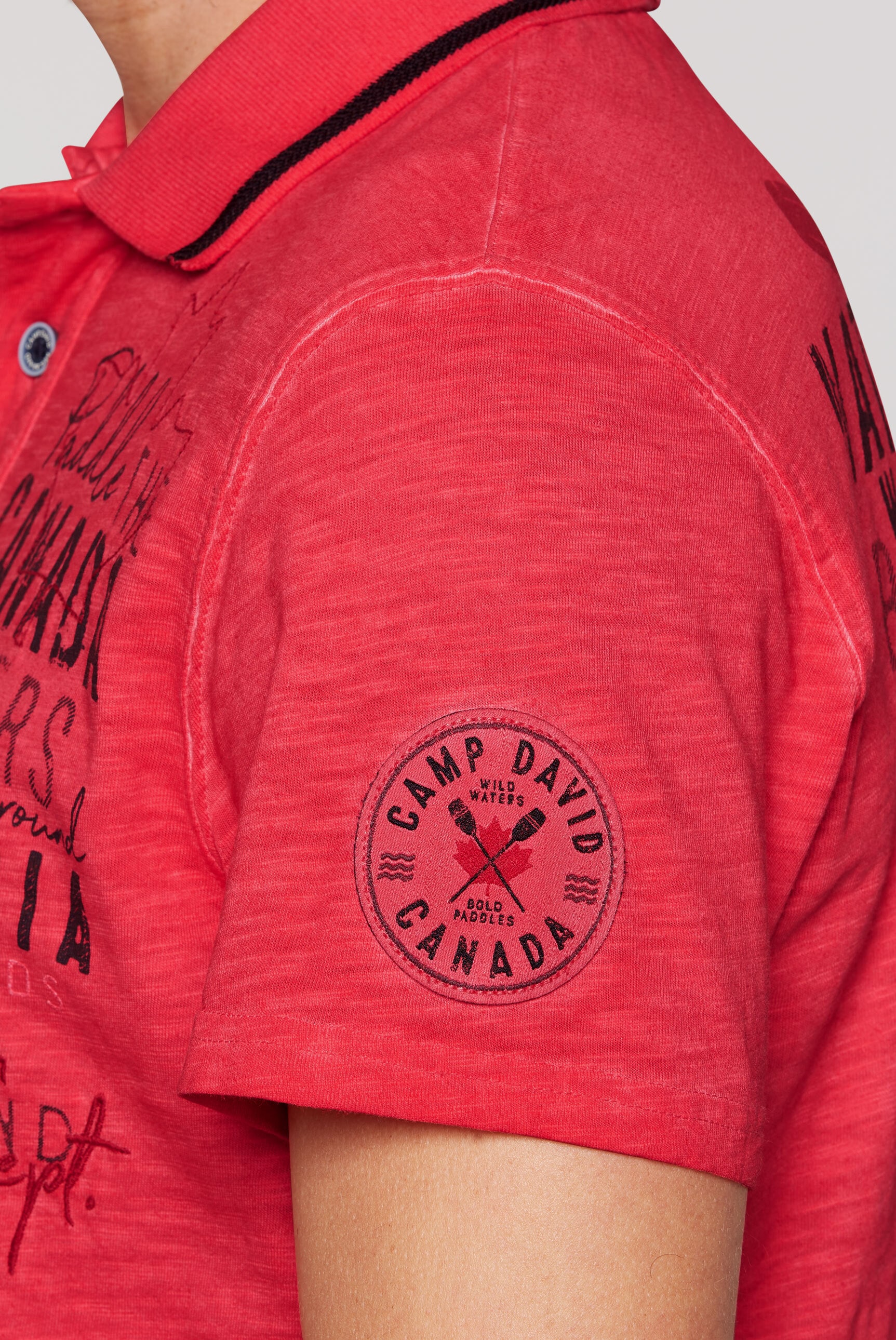 CAMP DAVID Poloshirt, aus Baumwolle