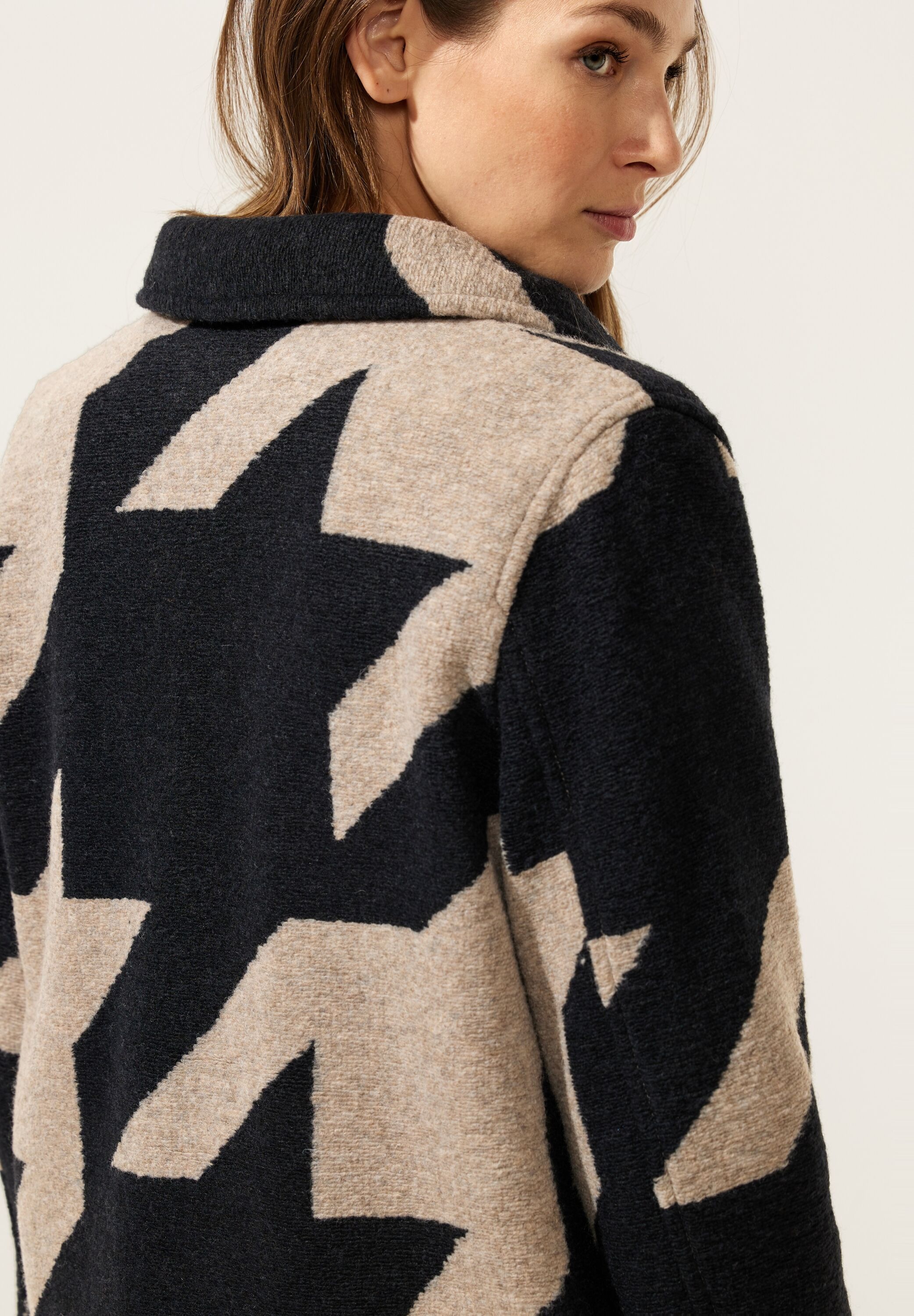 STREET ONE Langmantel, im Colourblock-Design