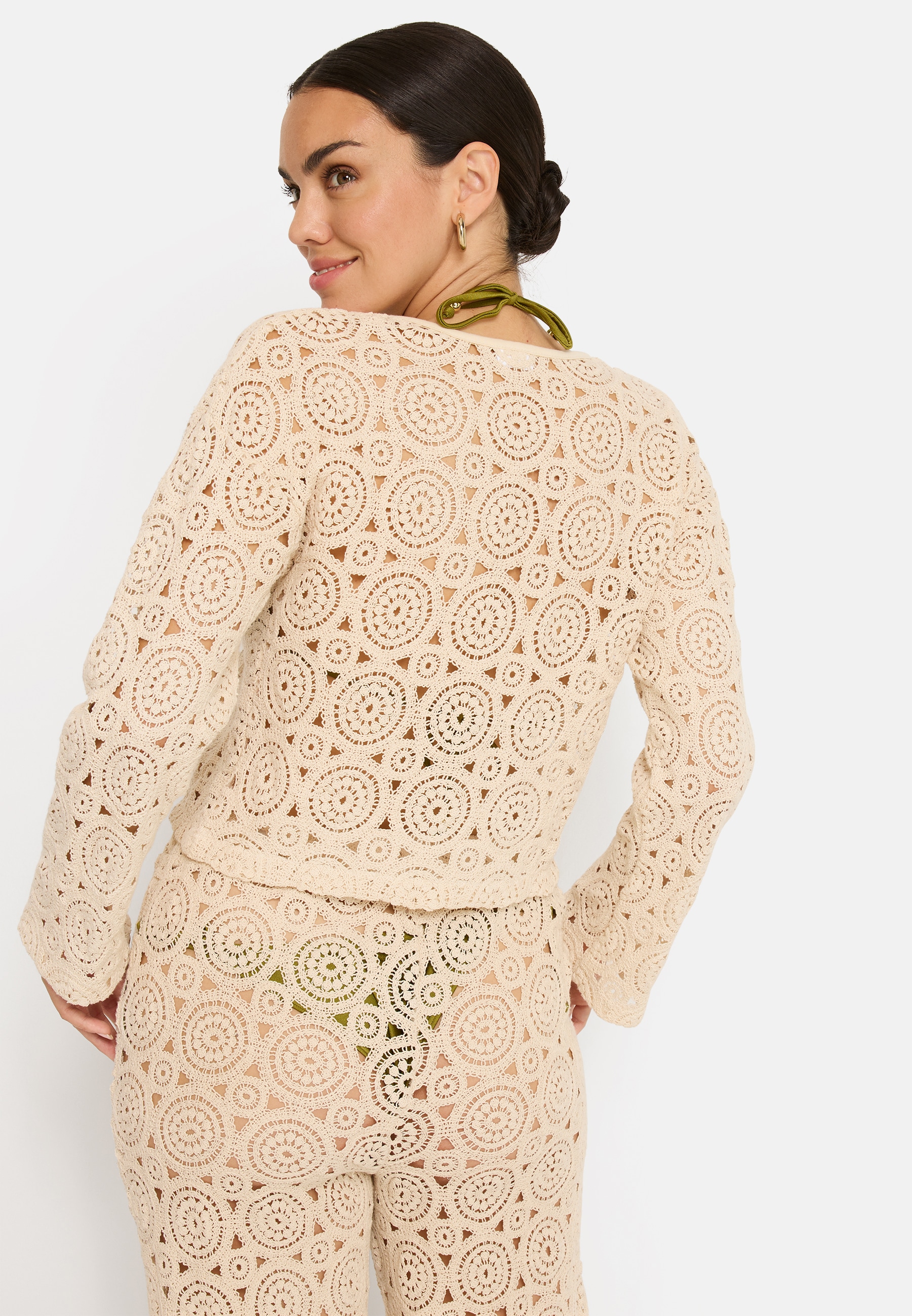 LSCN by LASCANA Strickjacke aus Häkelspitze