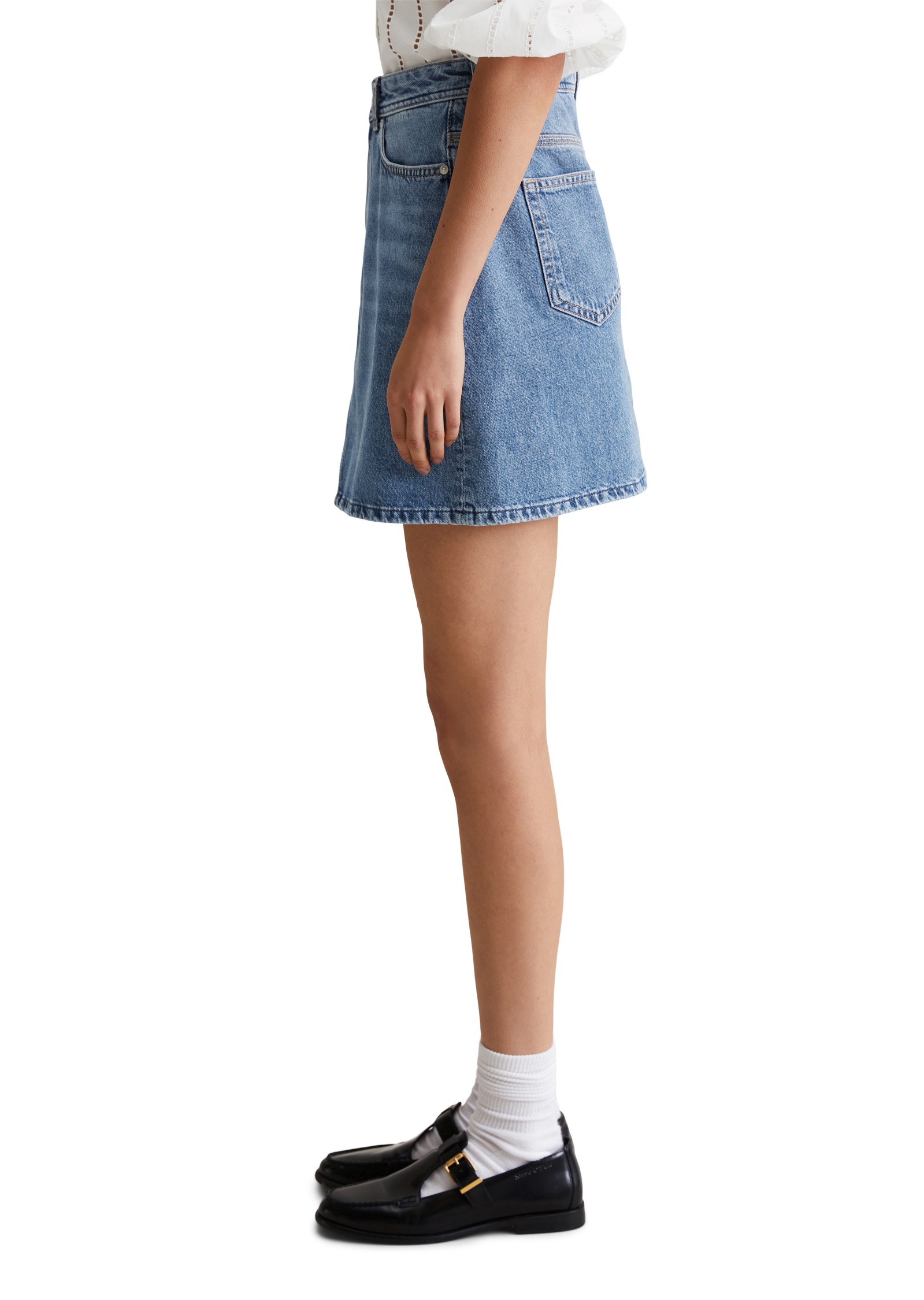 Marc O'Polo DENIM Jeansrock »aus Rigid-Denim«