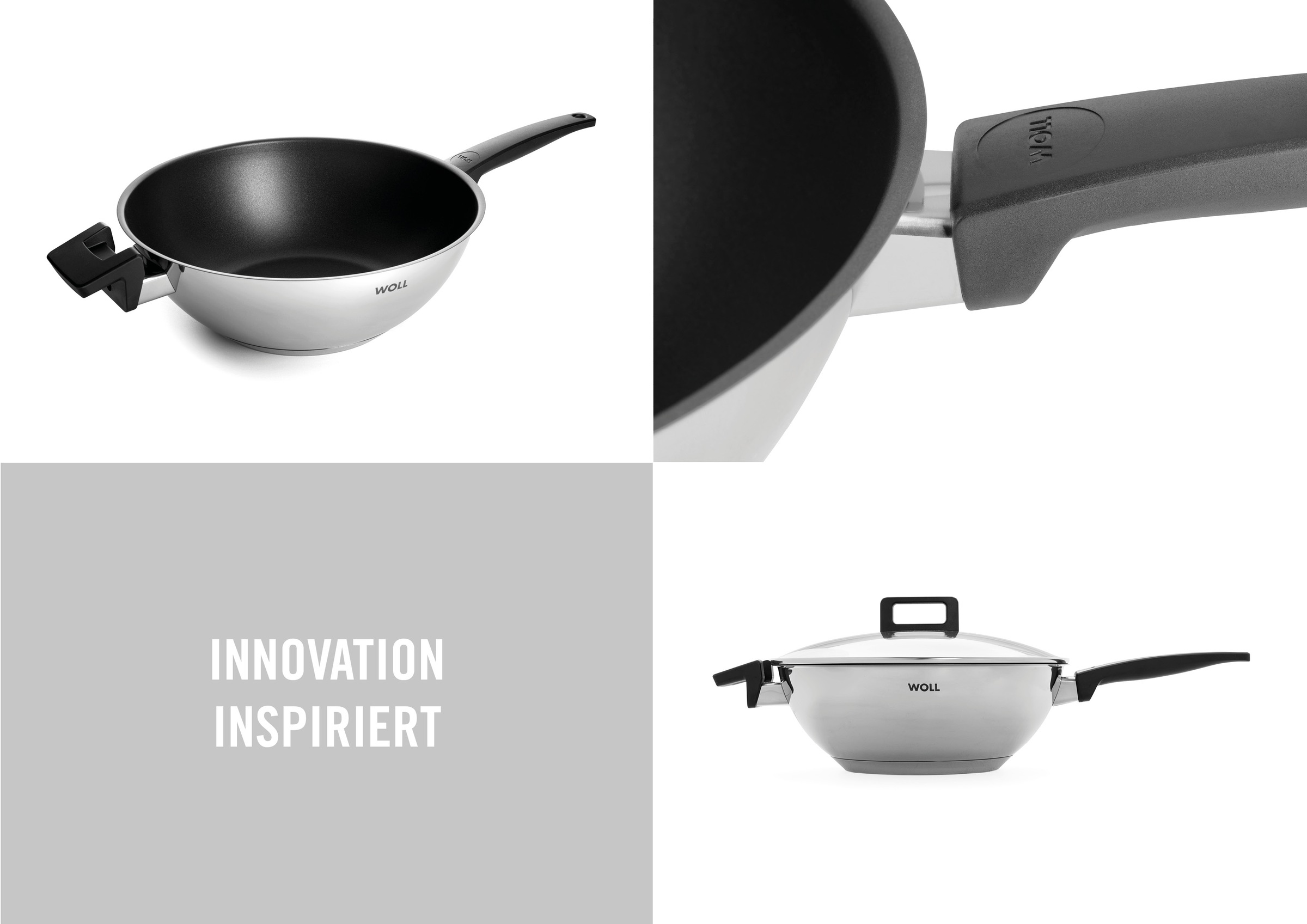 WOLL Wok »Concept« Edelstahl 18/10 Ø 30 cm, induktionsgeeignet