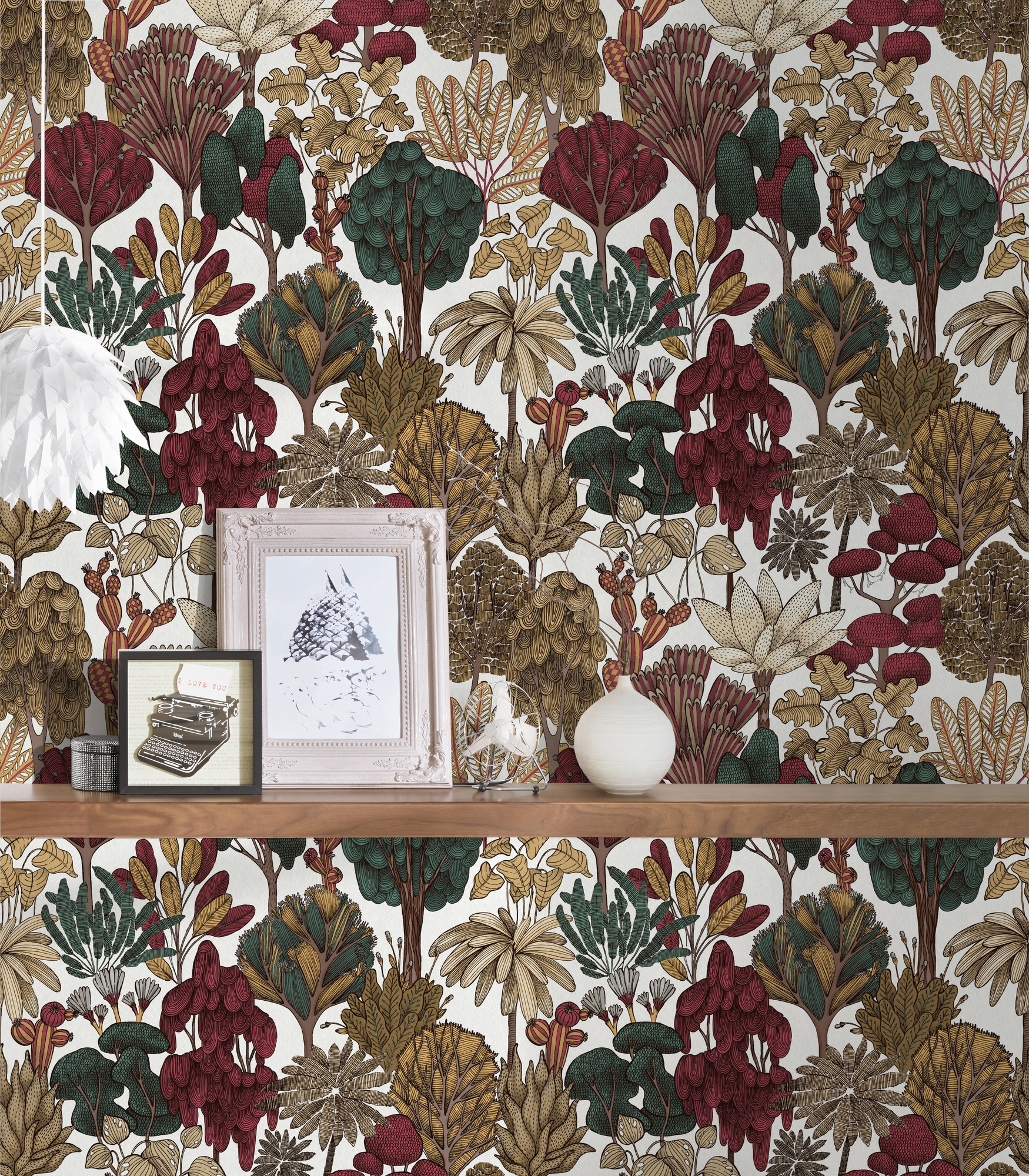 Architects Paper Vliestapete »Floral Impression« Wald | botanisch | floral glatt Blumentapete Tapete Dschungel Tapeten Wohnzimmer Schlafzimmer Küche