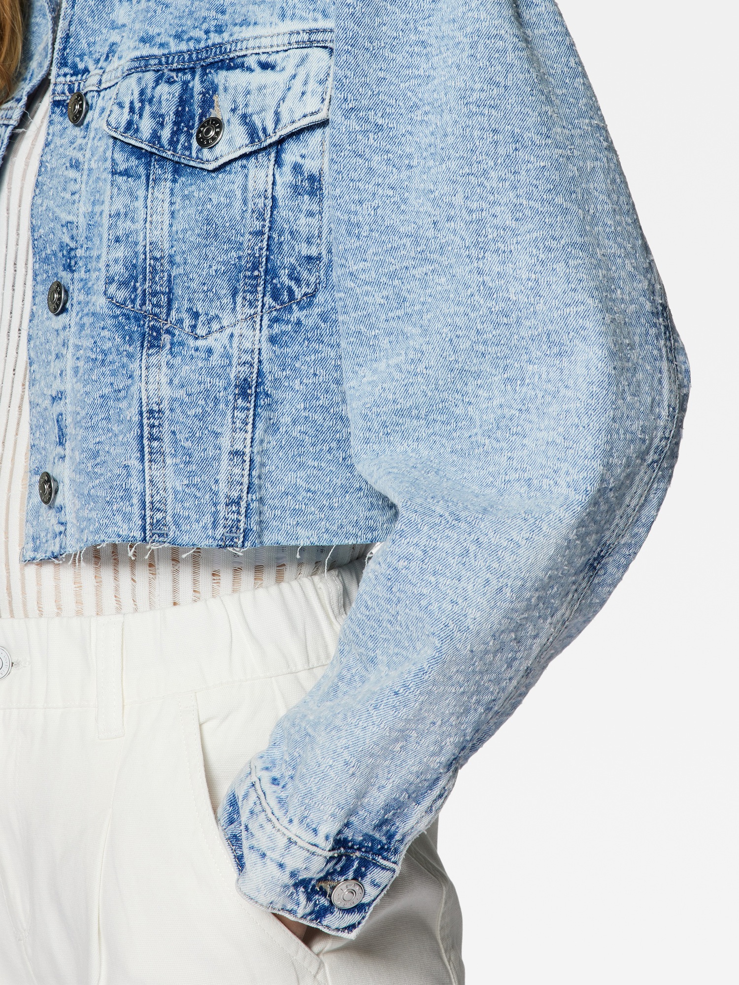 Mavi Jeansjacke »BRENDA«, Cropped Jeansjacke