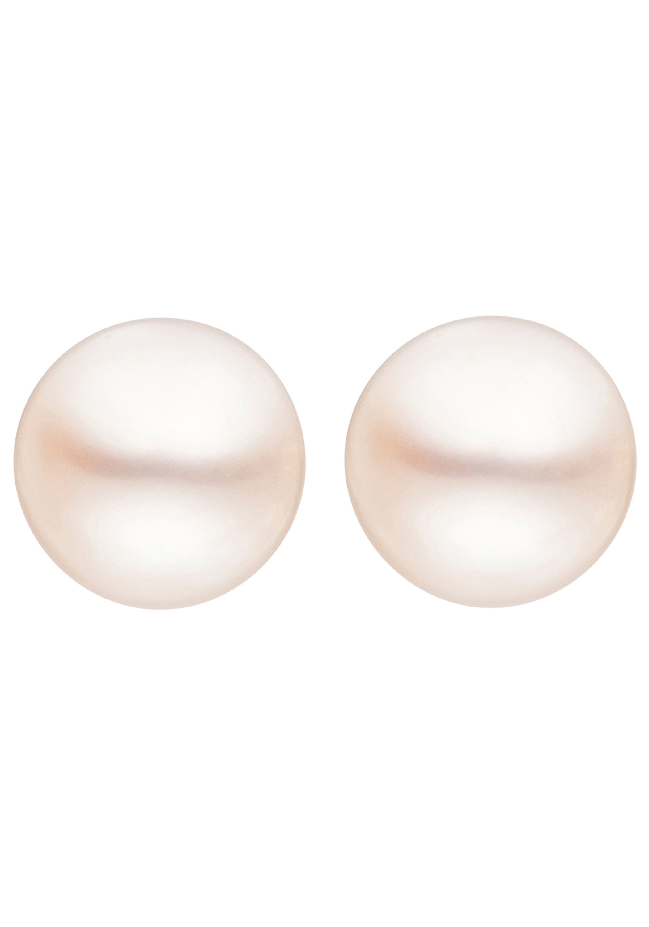 JOBO Paar Ohrstecker 585 Gold mit Süßwasser-Zuchtperlen 8 mm