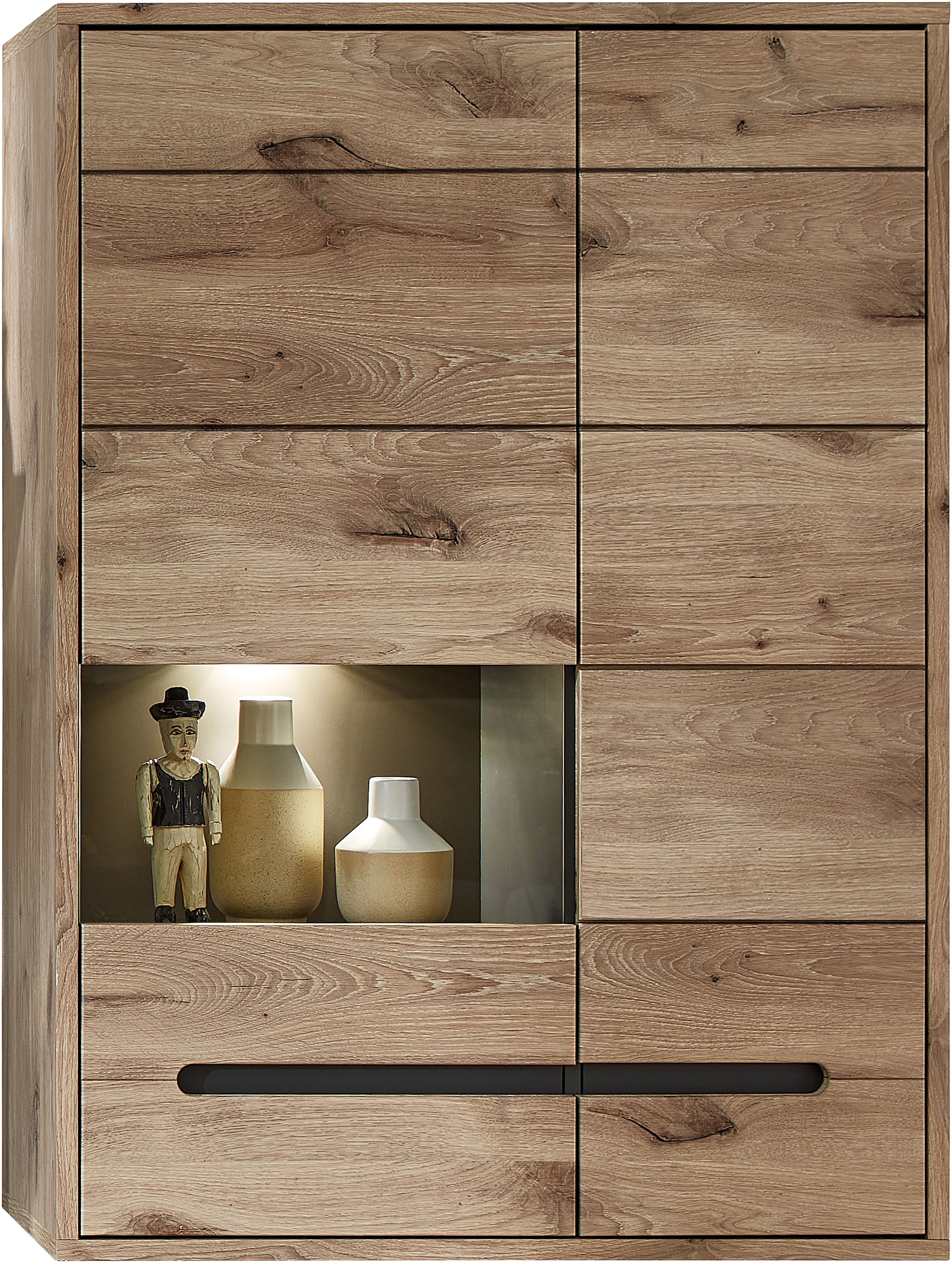 Innostyle Wohnwand »BELLANO«, (Komplett-Set, 4 St.), inkl. LED-Beleuchtung