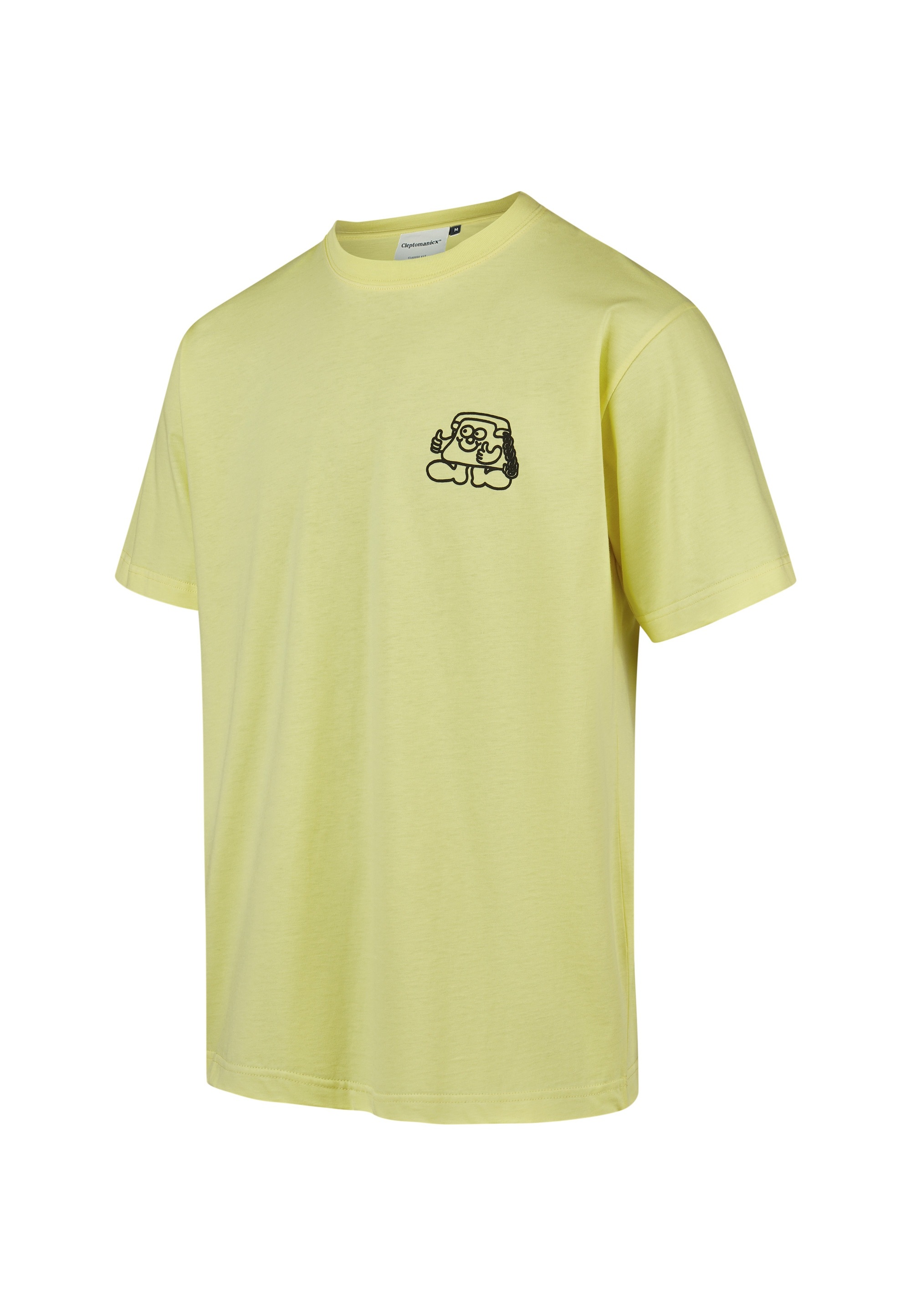 Cleptomanicx Connected T-Shirt Yellow M 2