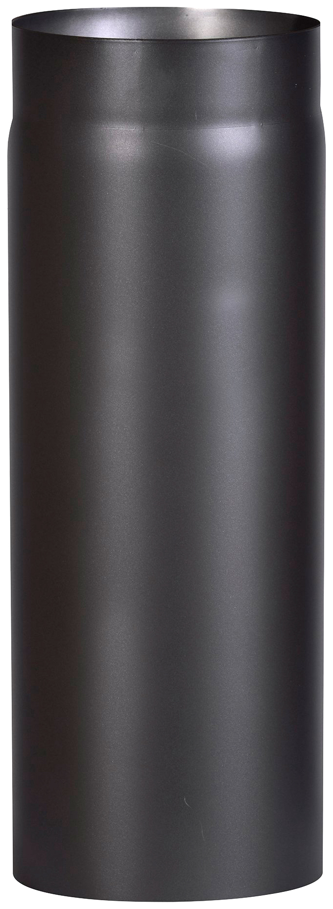 Tubo Per Stufa A Pellet FIREFIX R100/5, Diametro 100 Mm, Lunghezza 500 Mm. Lamiera D'acciaio Nera Con Guarnizione In Gomma. Certificato DIN EN 1856-2.
