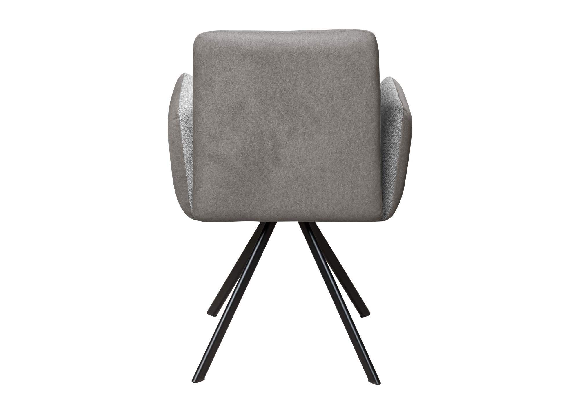 Home affaire Armlehnstuhl »Gabi Polsterstuhl, Esszimmerstuhl, Küchenstuhl, 4-Fußstuhl« () Gestell aus matt-schwarzem Flachmetall, stabil, 2-Stoff-Design