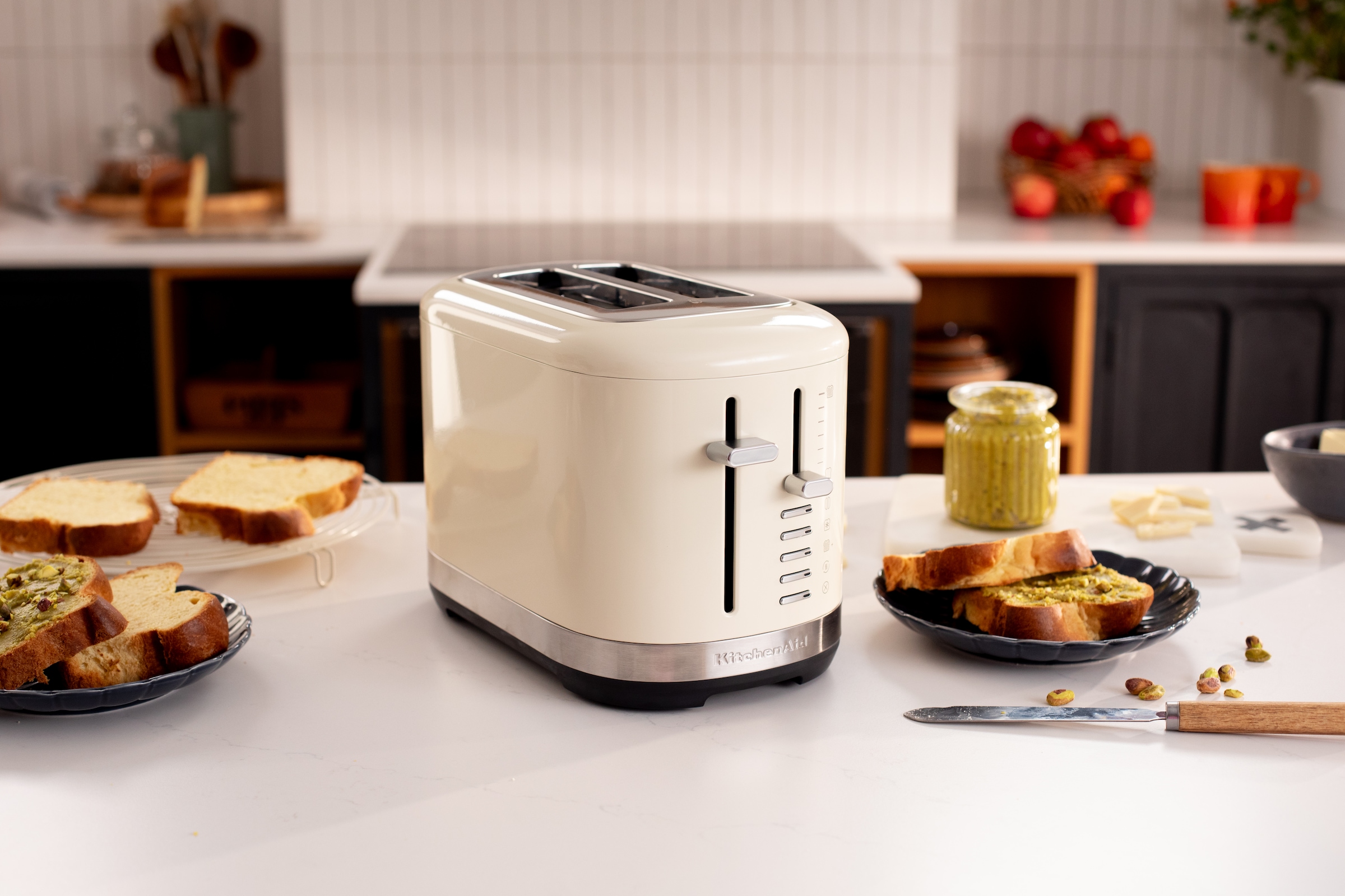 KitchenAid Toaster »5KMT2109EAC creme«, 2 Schlitze, 980 W