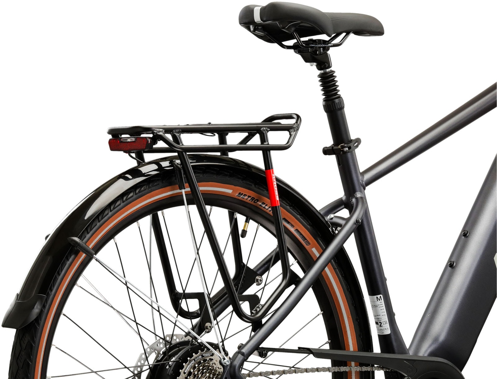 Kross E-Bike »E-Trekkingbike Herren Trans Hybrid 1.0 28" graphitgrau 8 Gänge«, 8 Gang, Shimano, ACERA M3020, Heckmotor 250 W