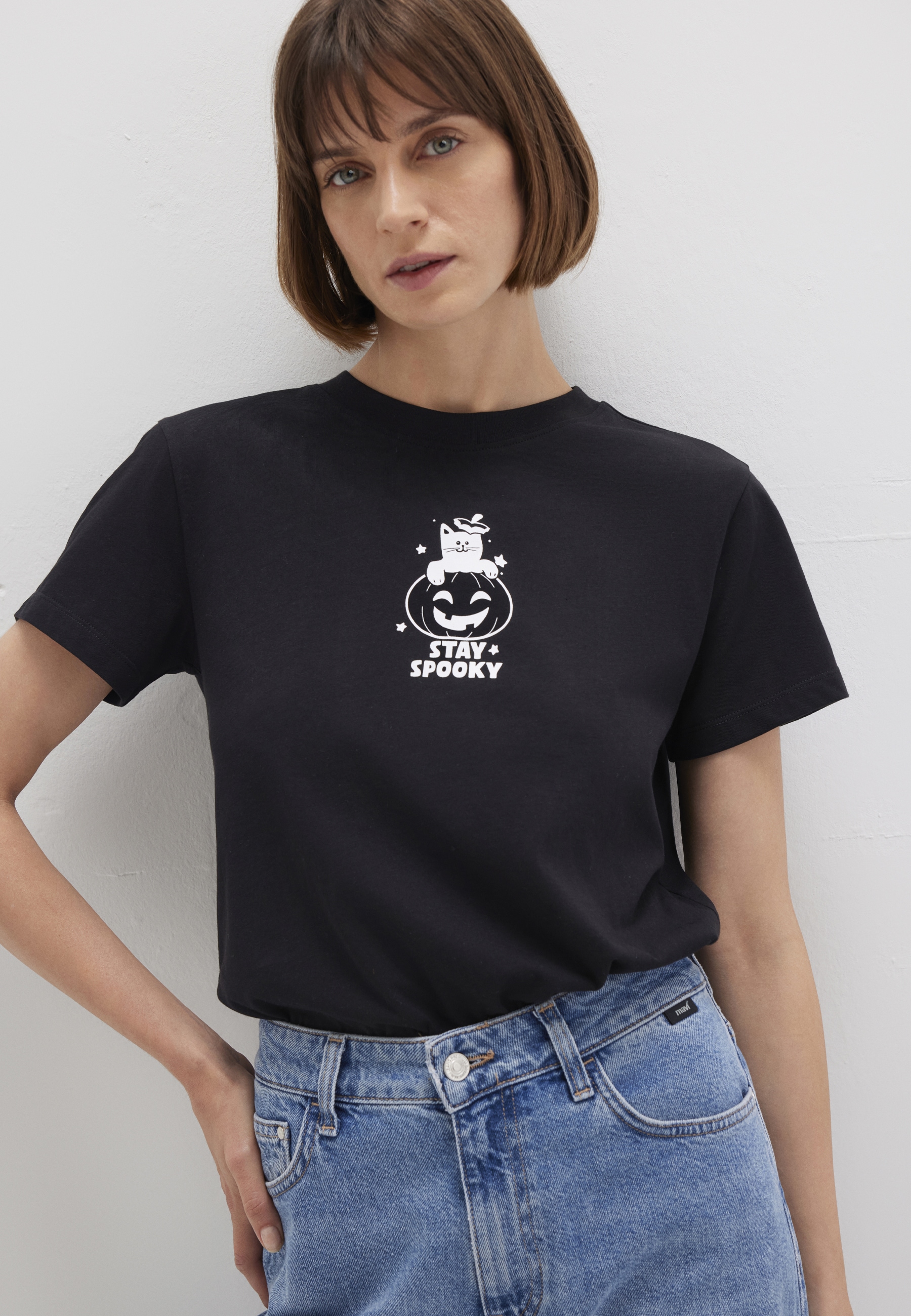Mavi T-Shirt "CAT PRINTED T-SHIRT", Print T-Shirt günstig online kaufen