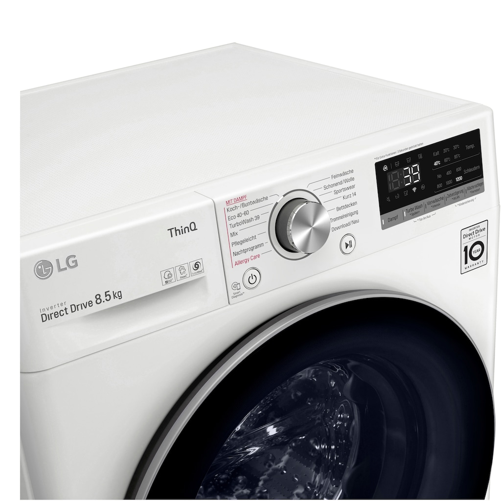 LG Waschmaschine »F2V7SLIM8E«, F2V7SLIM8E, 8,5 kg, 1200 U/min