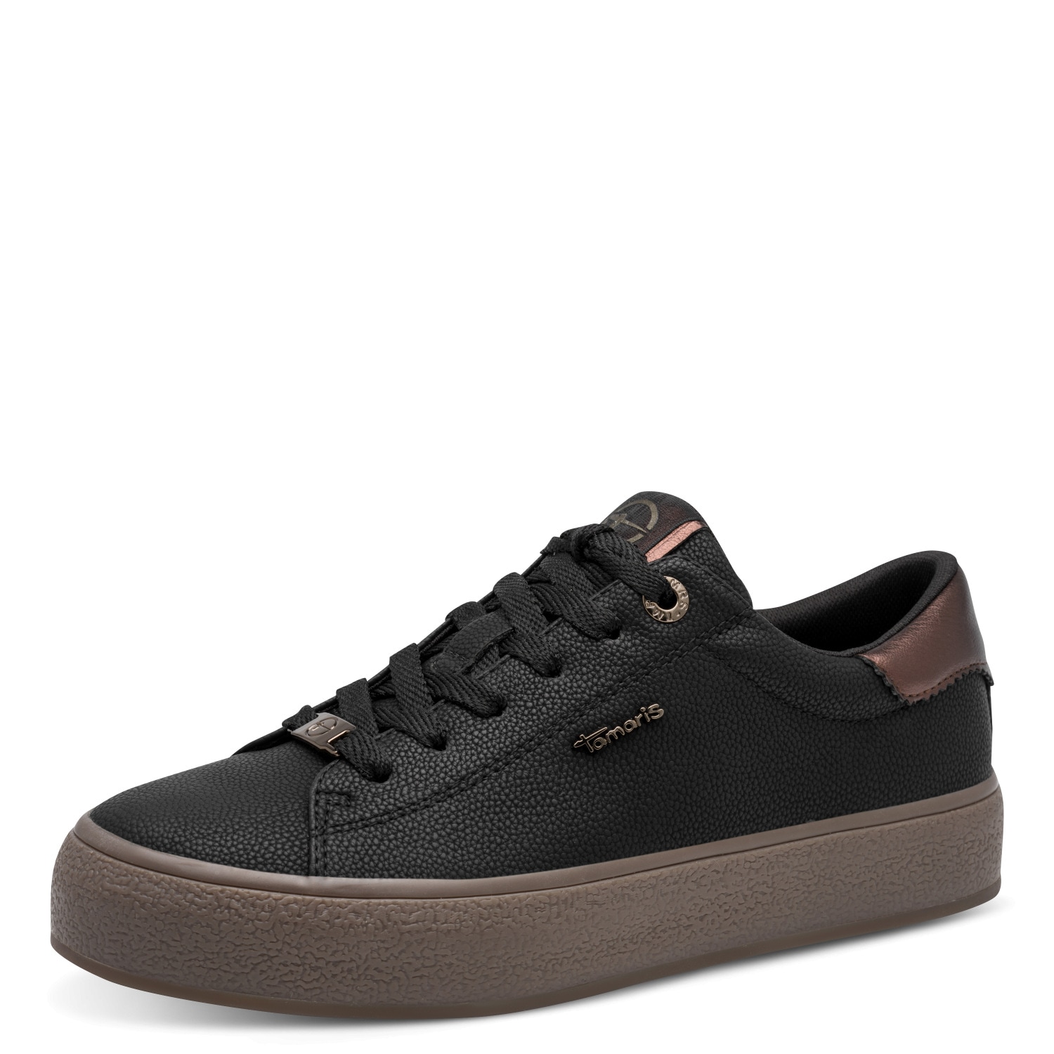 Tamaris Plateausneaker Freizeitschuh, Halbschuh, Schnürer mit Kontrastbesatz