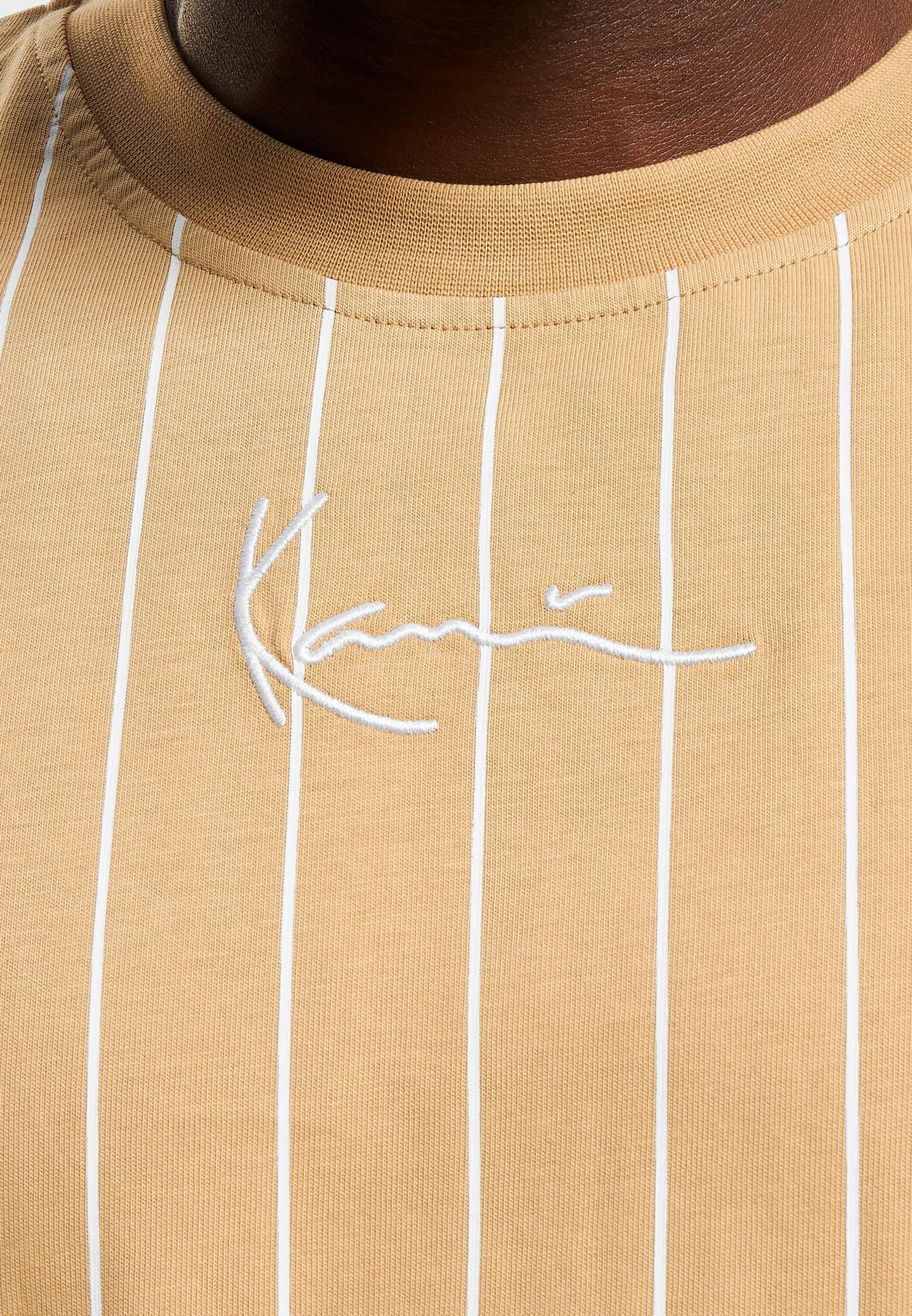 Karl Kani Kurzarmshirt »Karl Kani Herren KM232-019-2 KK Small Signature Pinstripe Tee«, (1 tlg.)