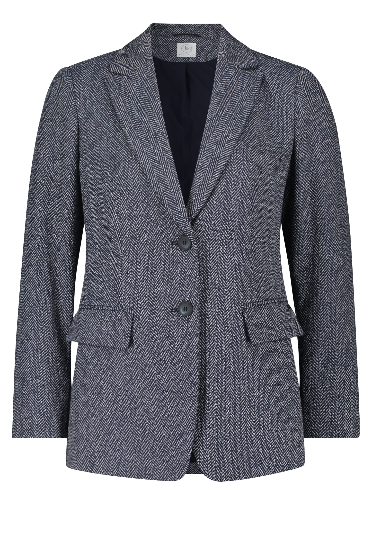 Betty&Co Longblazer »Betty & Co Longblazer mit Taschen«, Nahtführung