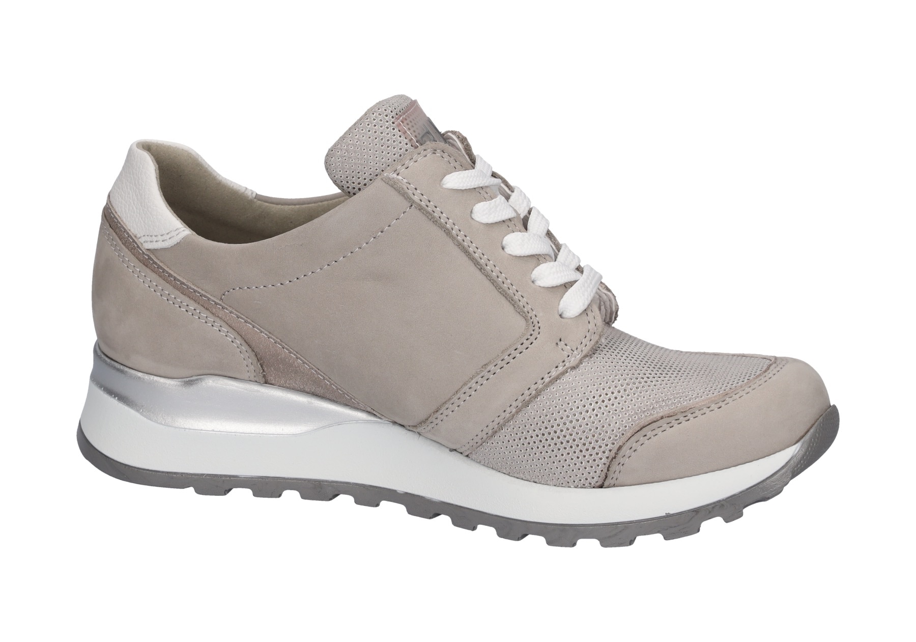 Waldläufer Keilsneaker »HIROKO«, Schnürschuh, Freizeitschuh, Halbschuh, Kontrastbesatz, Weite H