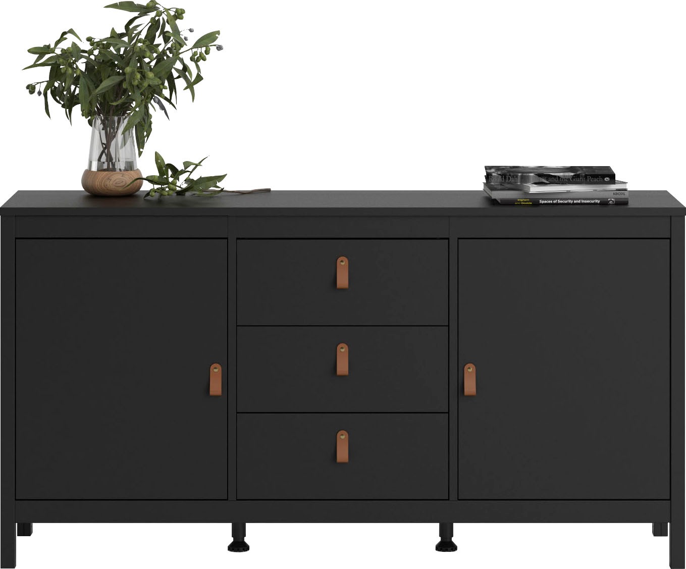Home affaire Sideboard »Madrid, Aufbewahrung, Schubladenschrank, Sideboard,«, mit 2 Türen und 3 Schubladen, Breite 151 cm, Höhe 80 cm